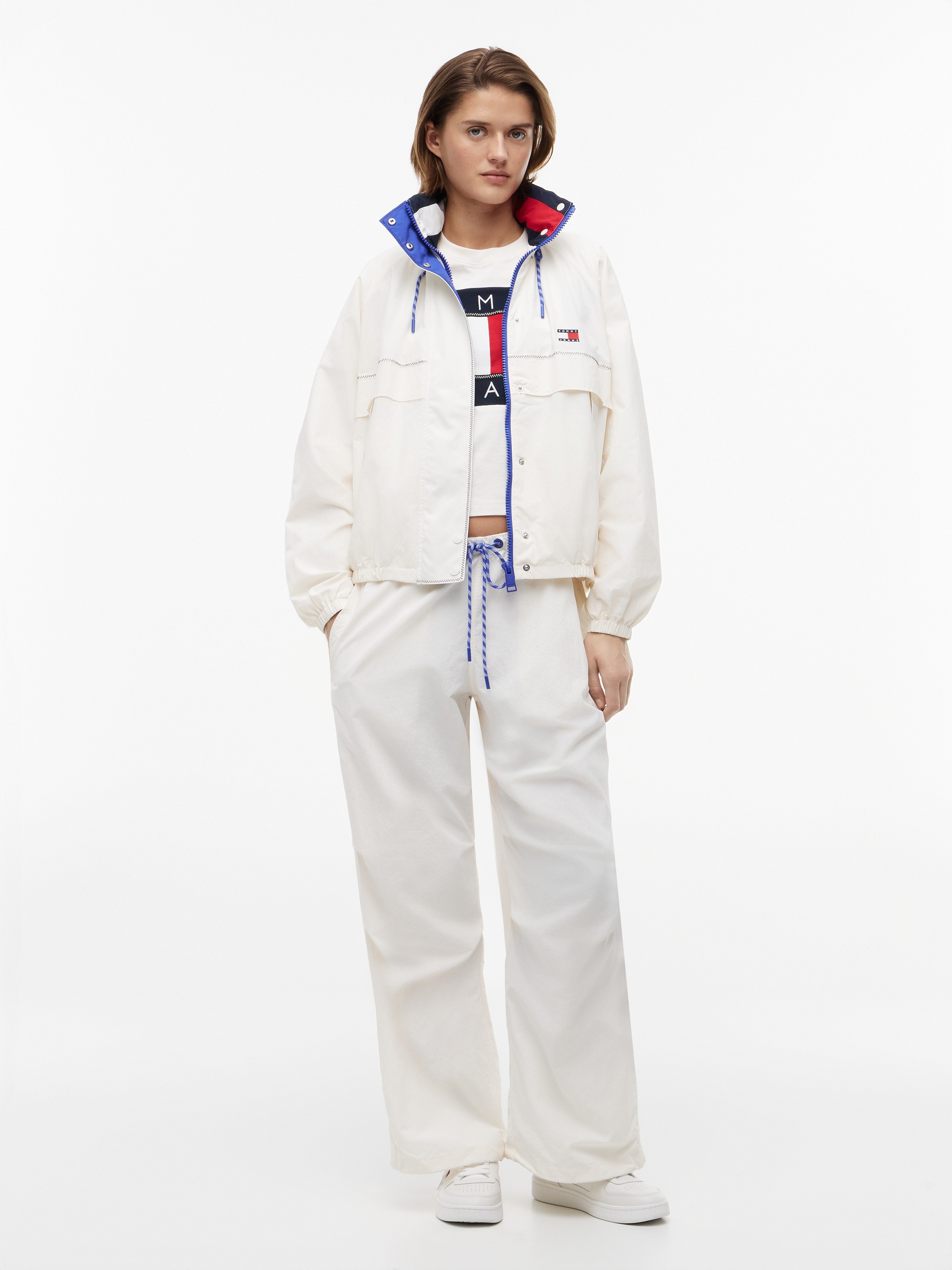 Tommy Jeans Windbreaker »TJW COLORBLOCK WINDBREAKER« Kunstfaser, elastische Bündchen, verdeckter Reißverschluss