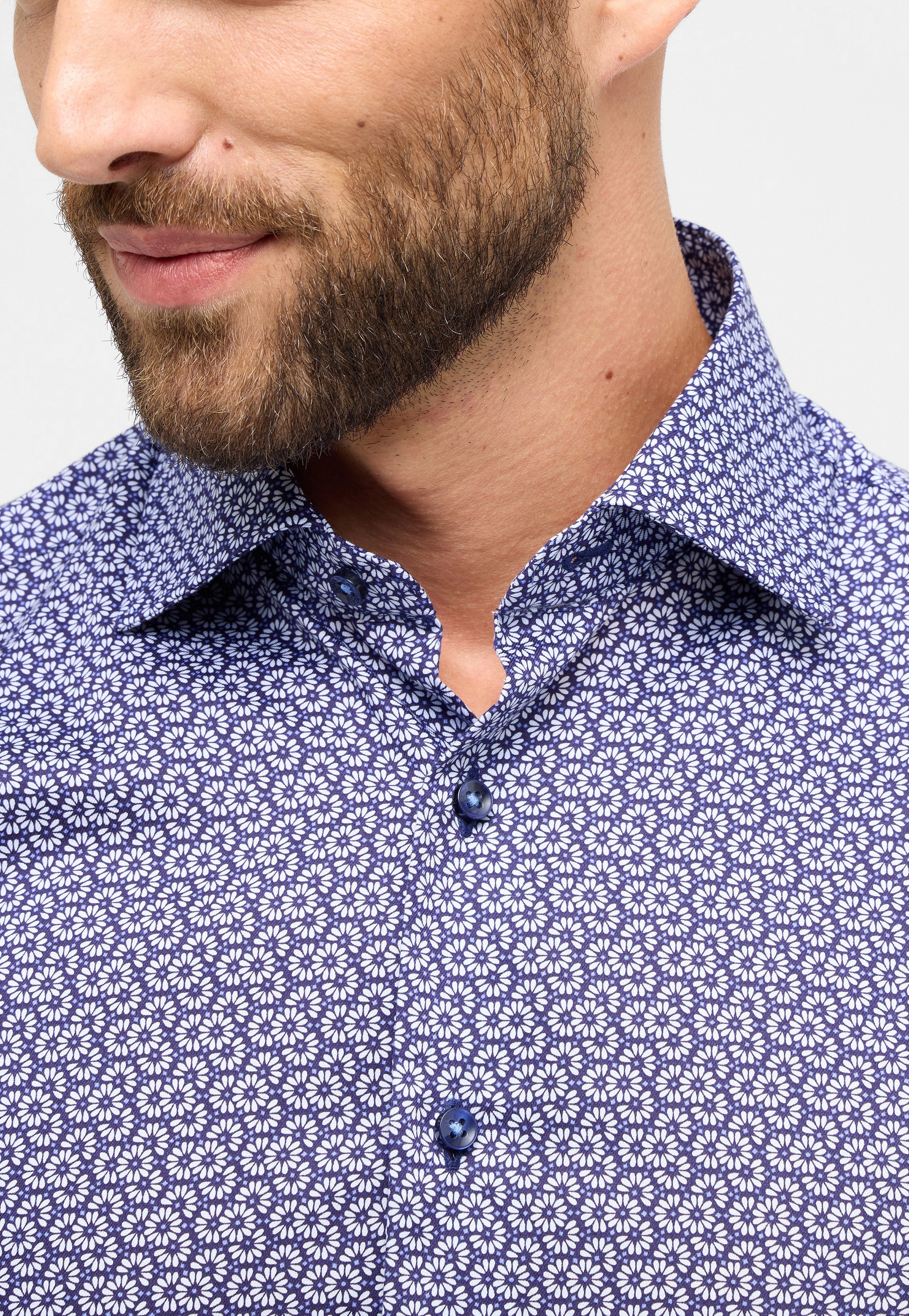 Eterna Langarmhemd »MODERN FIT«, NON IRON (bügelfrei)