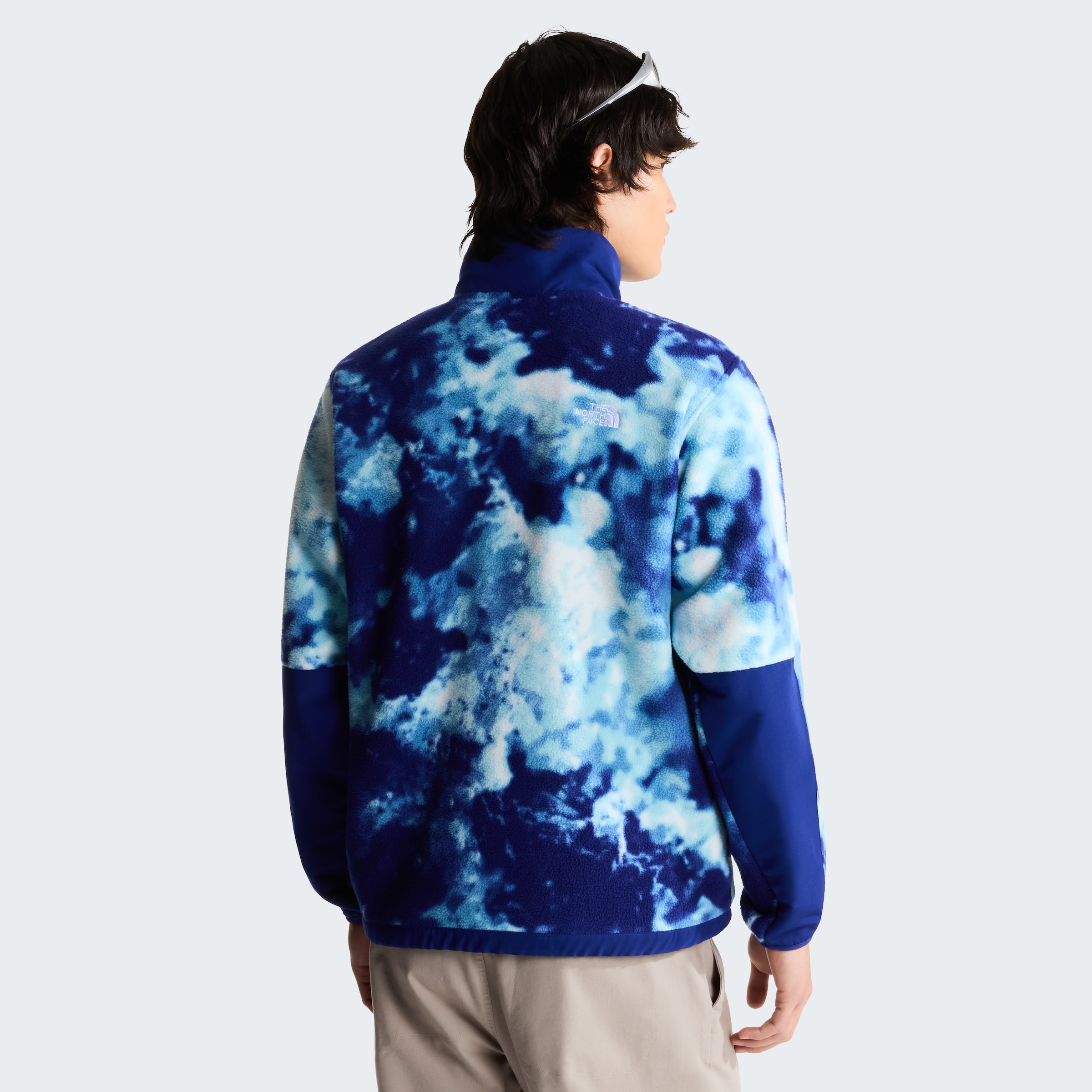 The North Face Fleecejacke »M YUMIORI OFF PEAK FULL ZIP JACKET -PRNT« für Erwachsene, mit durchgehendem Reißverschluss, aus Polyester