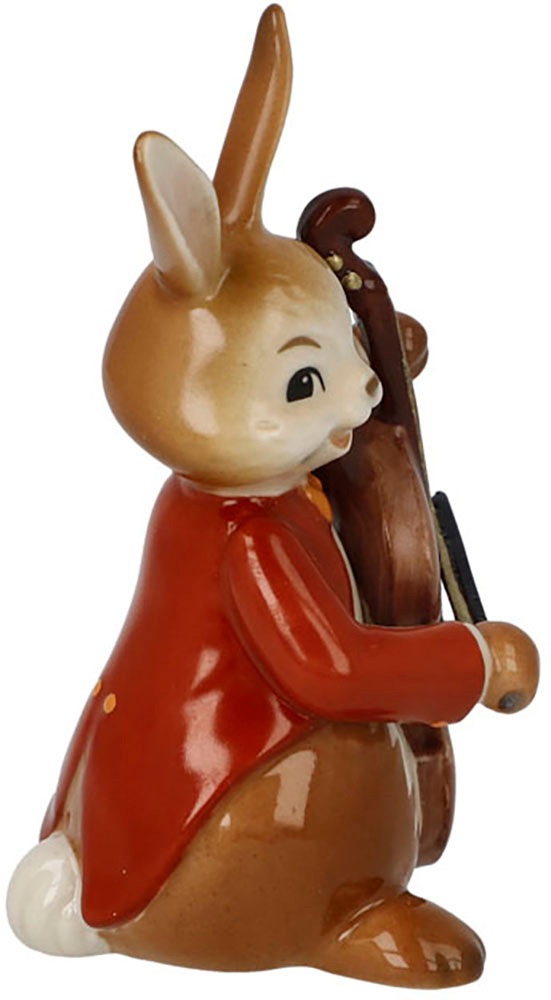 Goebel Osterhase »Figur Hase - Fröhlicher Bassist«, Osterfigur, Dekofigur, Ostern, Osterdekoration
