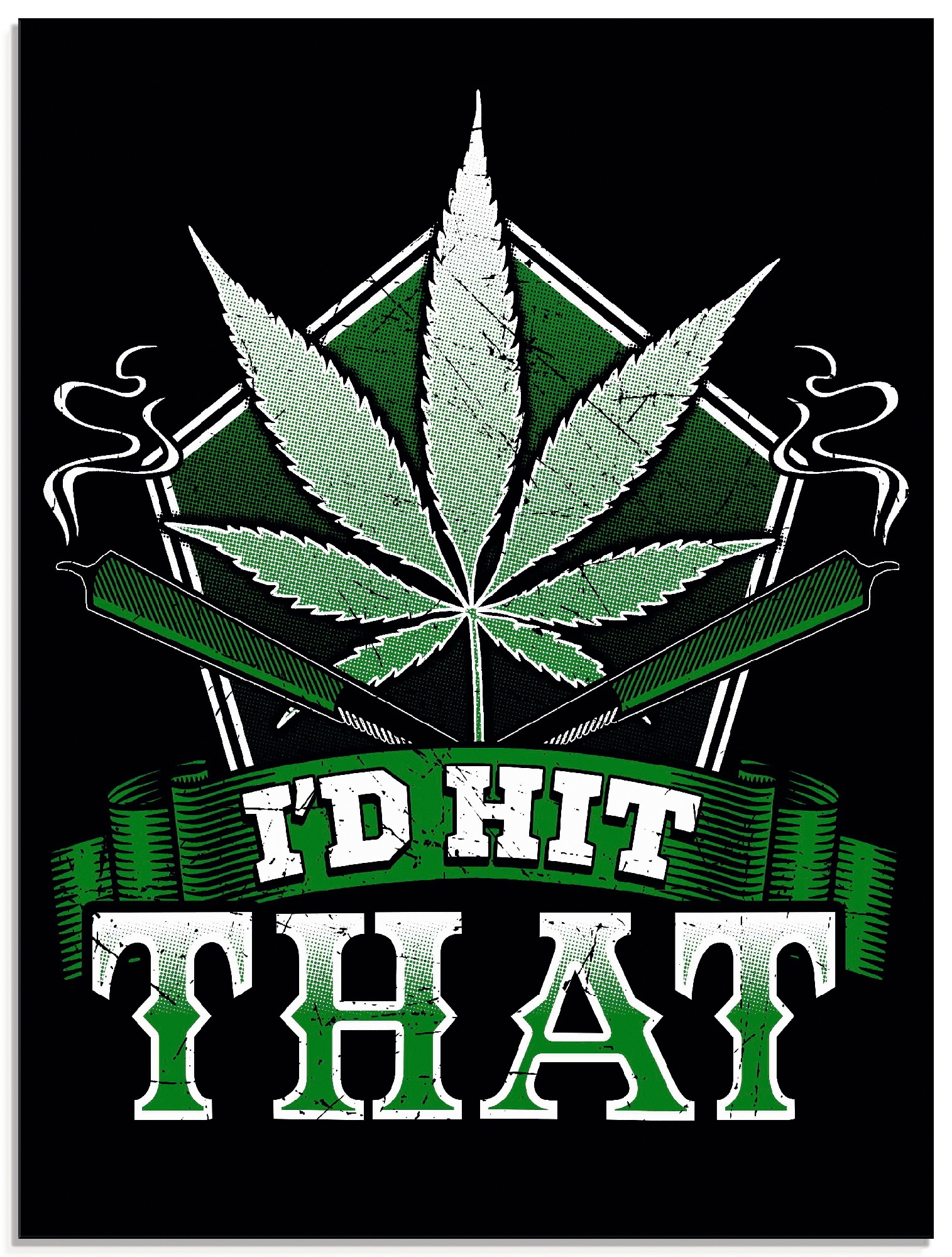 Artland Glasbild »I'd hit that«, Sprüche & Texte, (1 St.)