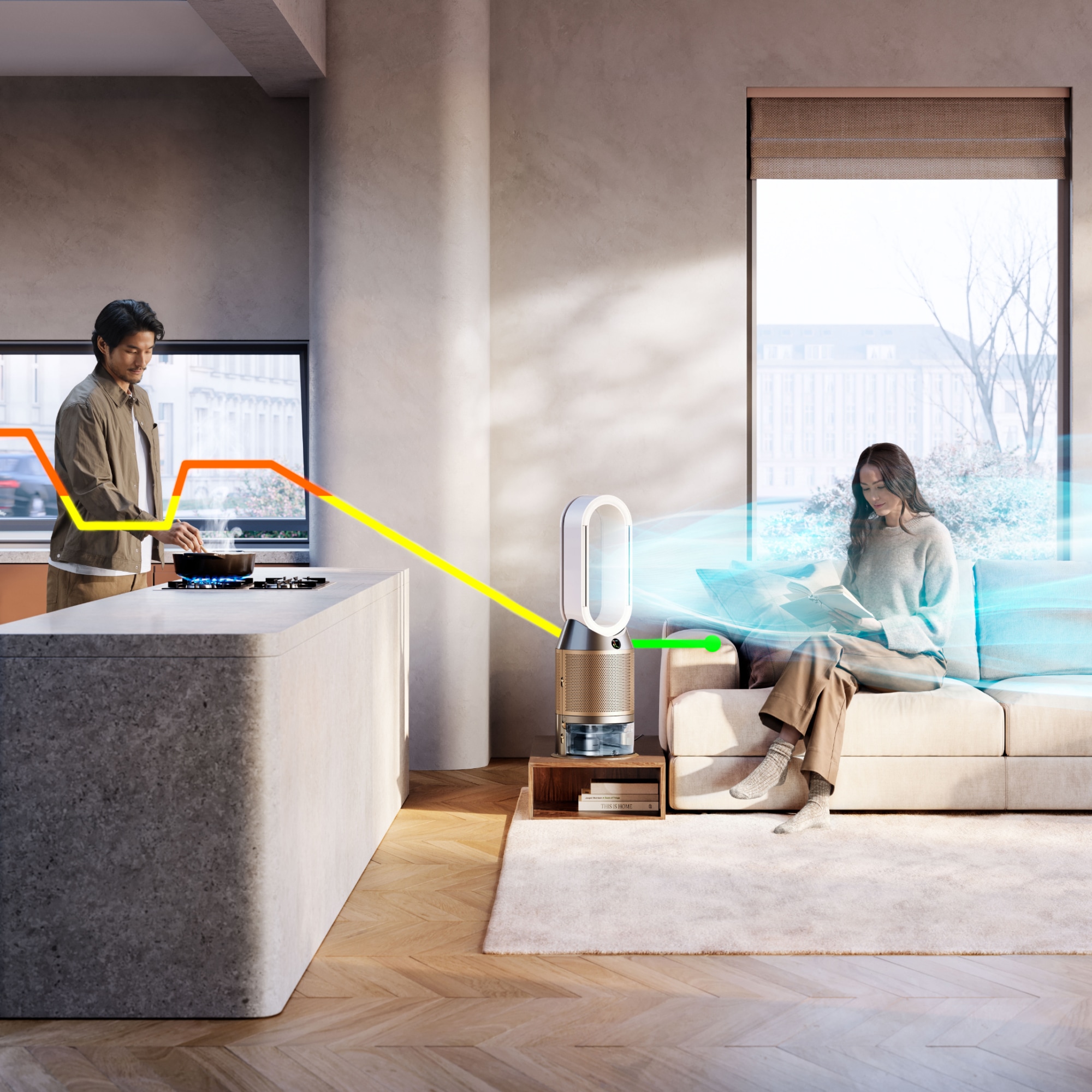 DYSON Luftreiniger »Dyson Purifier Humidify+Cool PH2 De-Nox™«