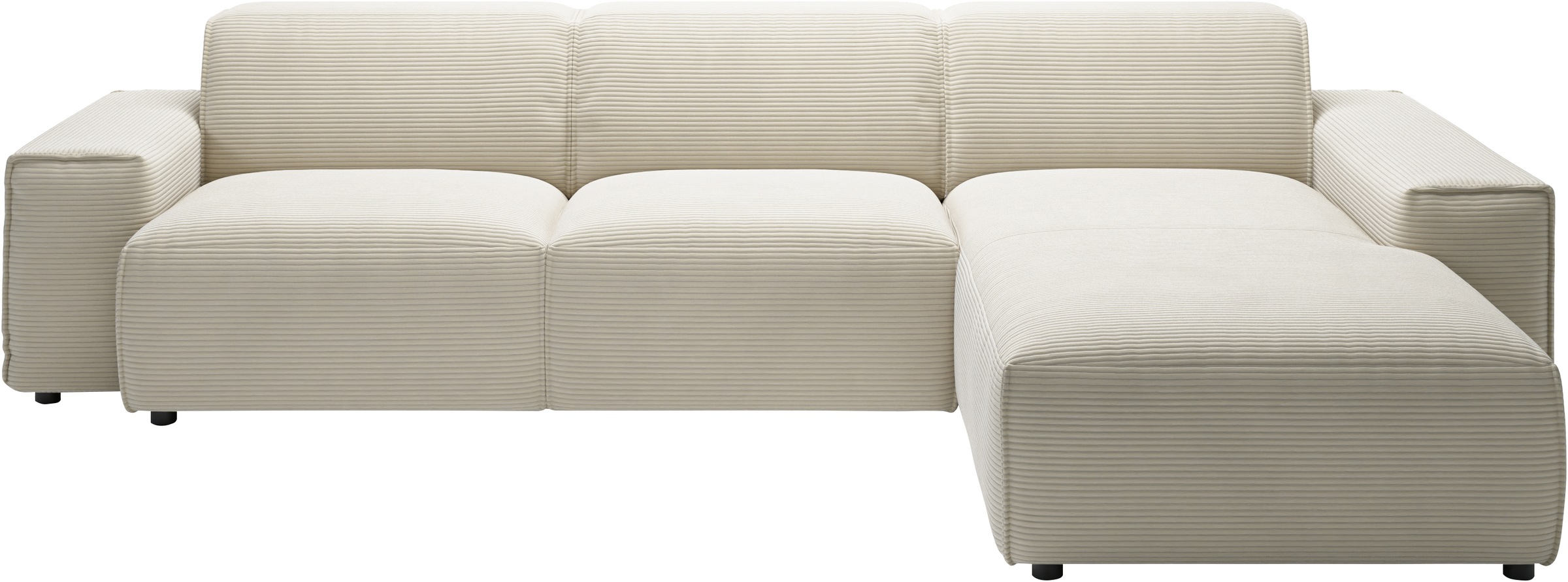 andas Ecksofa »Glimminge auch in Breitcord, Feincord, Bouclé + Easy care-Bezug«, L-Form, Breite 294, Zierkissen