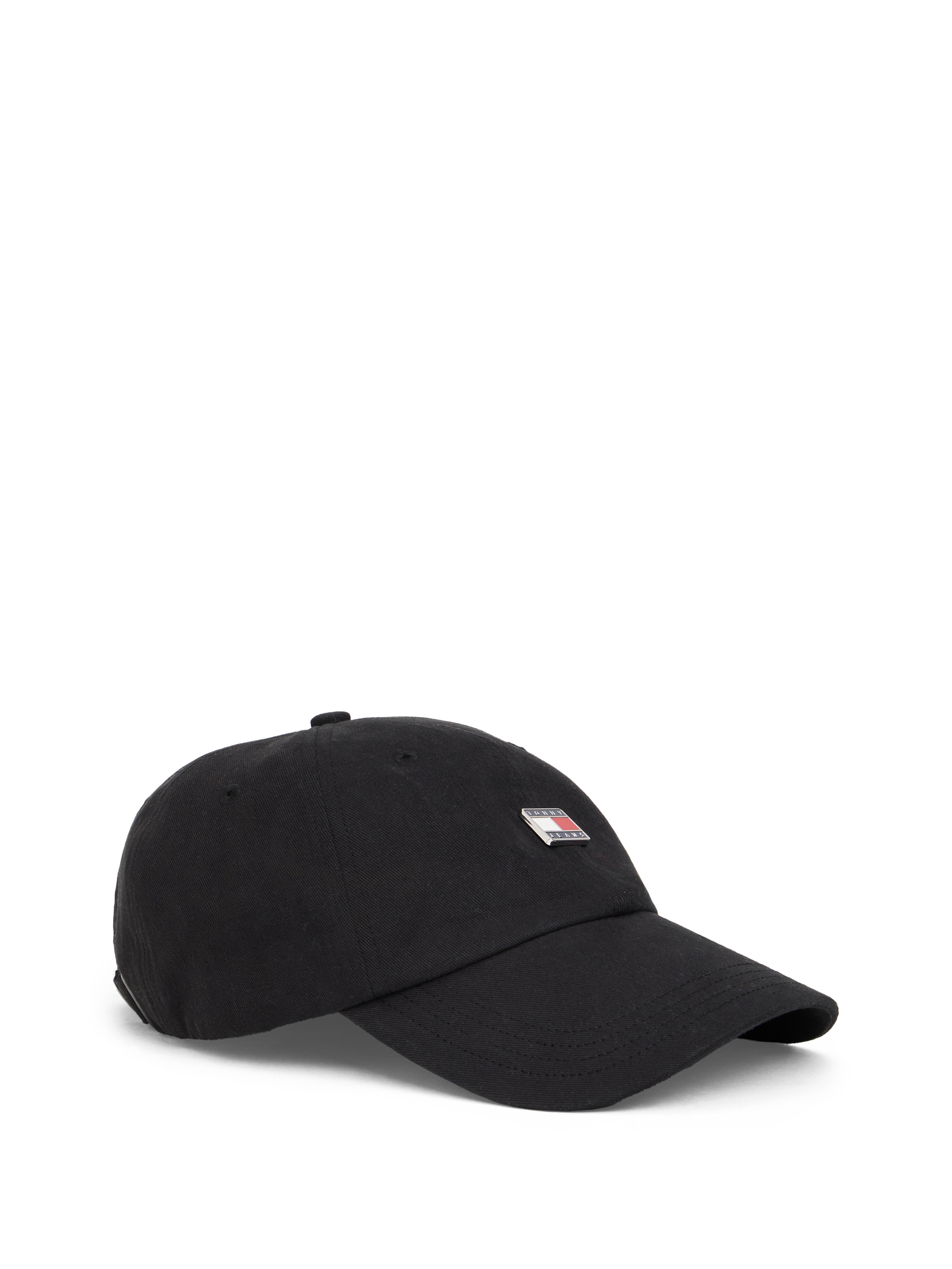 Tommy Jeans Baseball Cap »HERITAGE PLAQUE BRUSHED CAP« Regular fit in schwarz