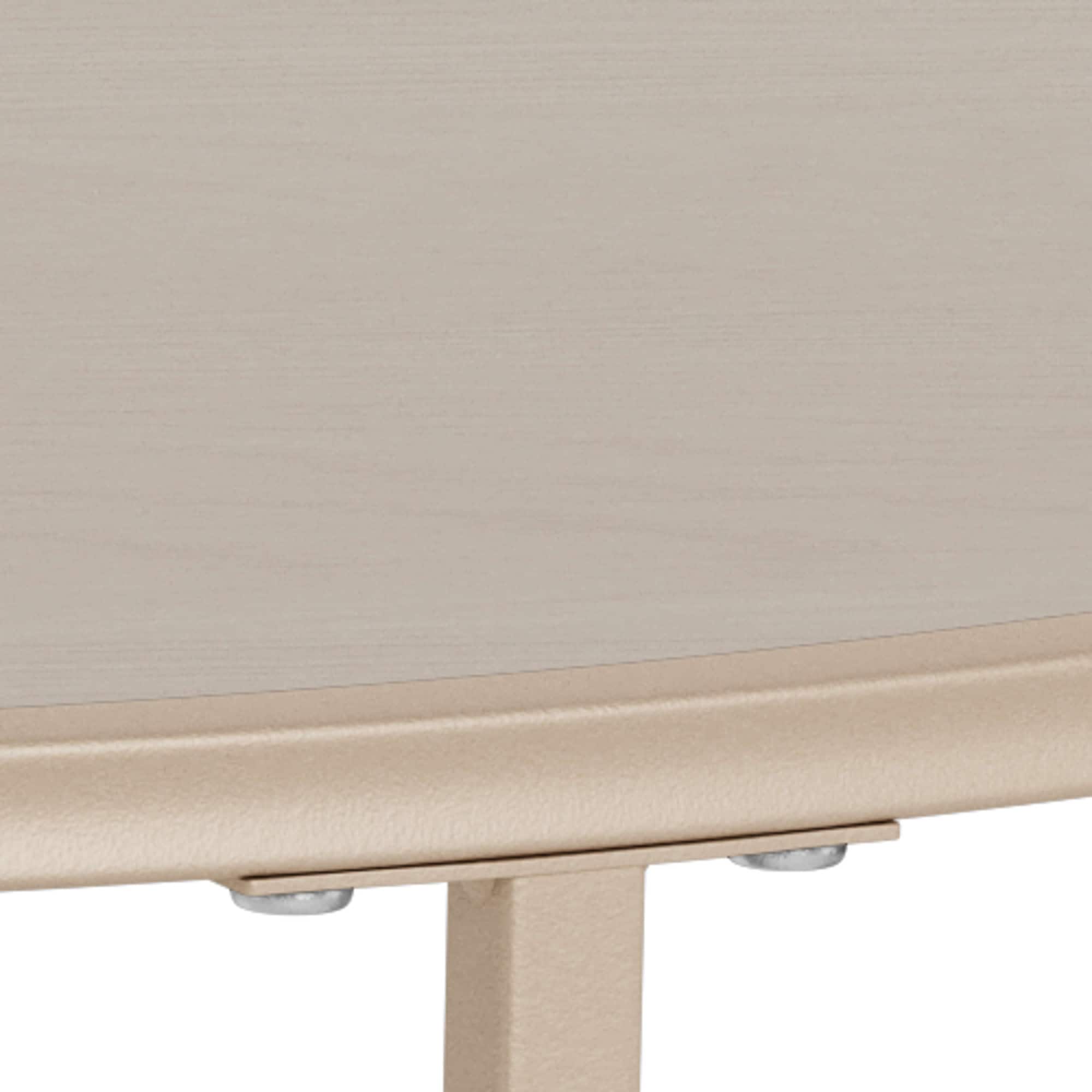 ACTONA GROUP Couchtisch »Seaford Kaffeetisch, Wohnzimmertisch« Runder Couchtisch mit grauer Melaminplatte und Stahlgestell, Ø80x45 cm