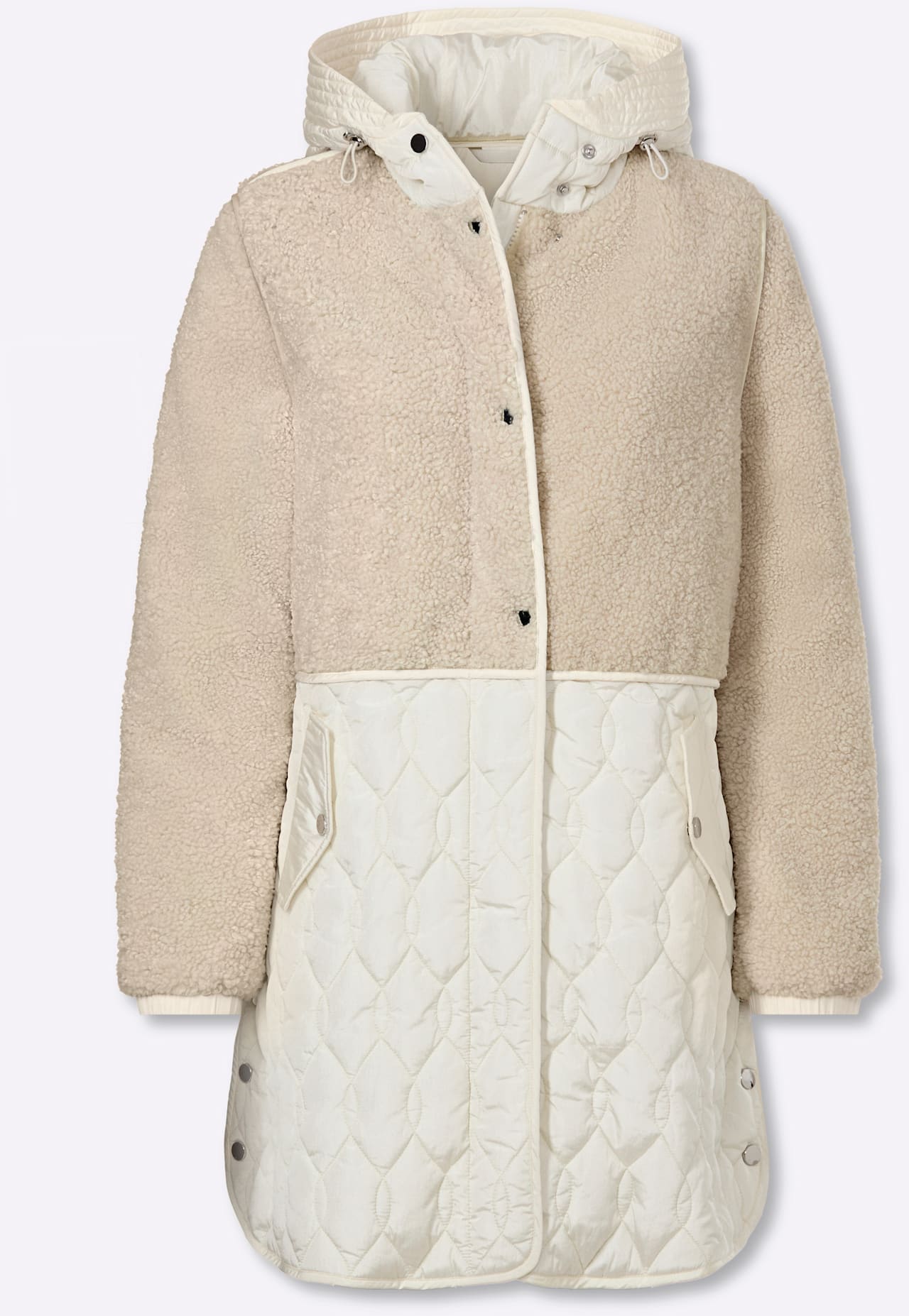 heine Langjacke mit Kapuze