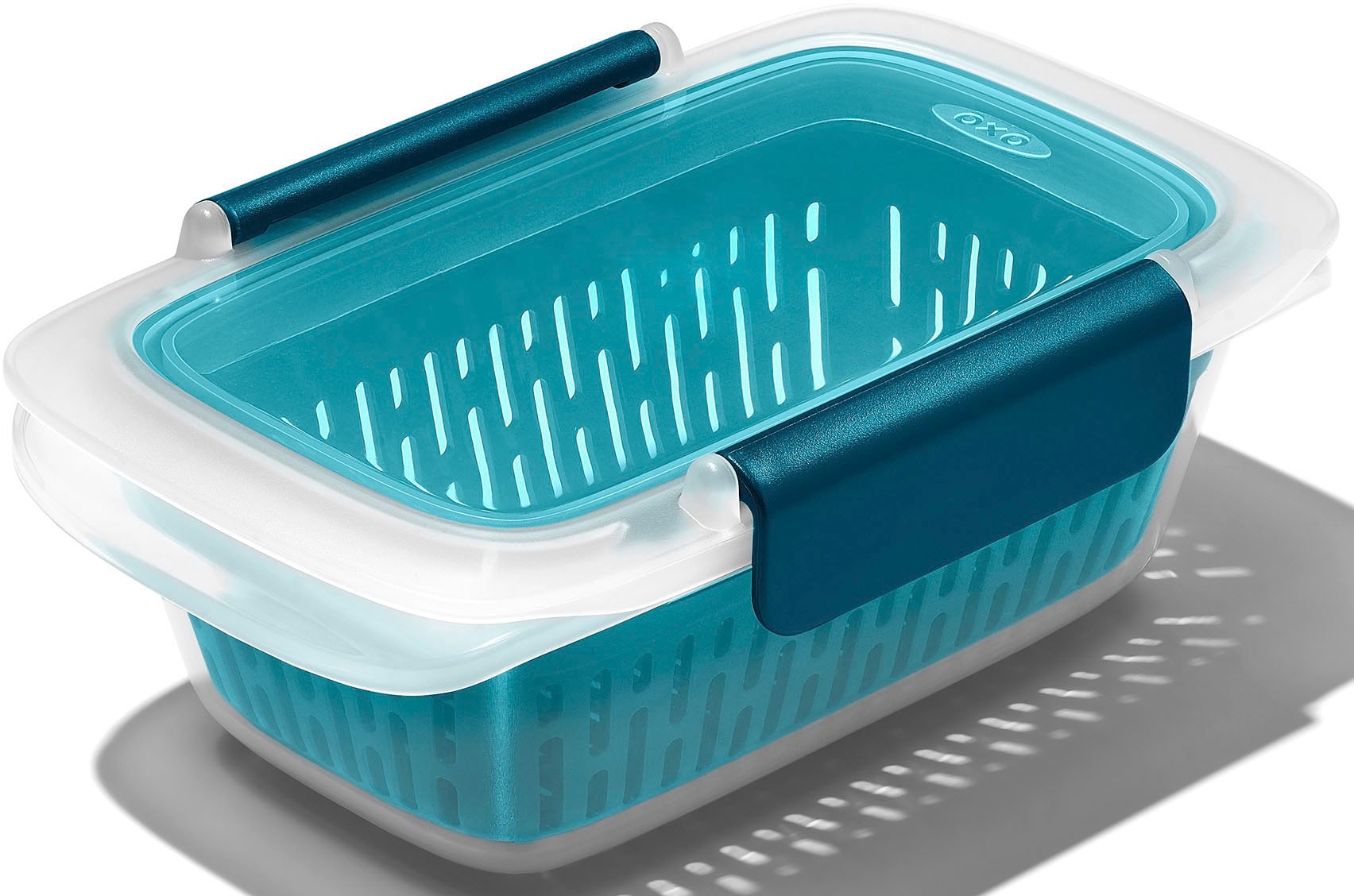 OXO Good Grips Lunchbox »Prep and Go«, (1 tlg.), 450 ml, mit Korb zum Abspülen von Lebensmitteln