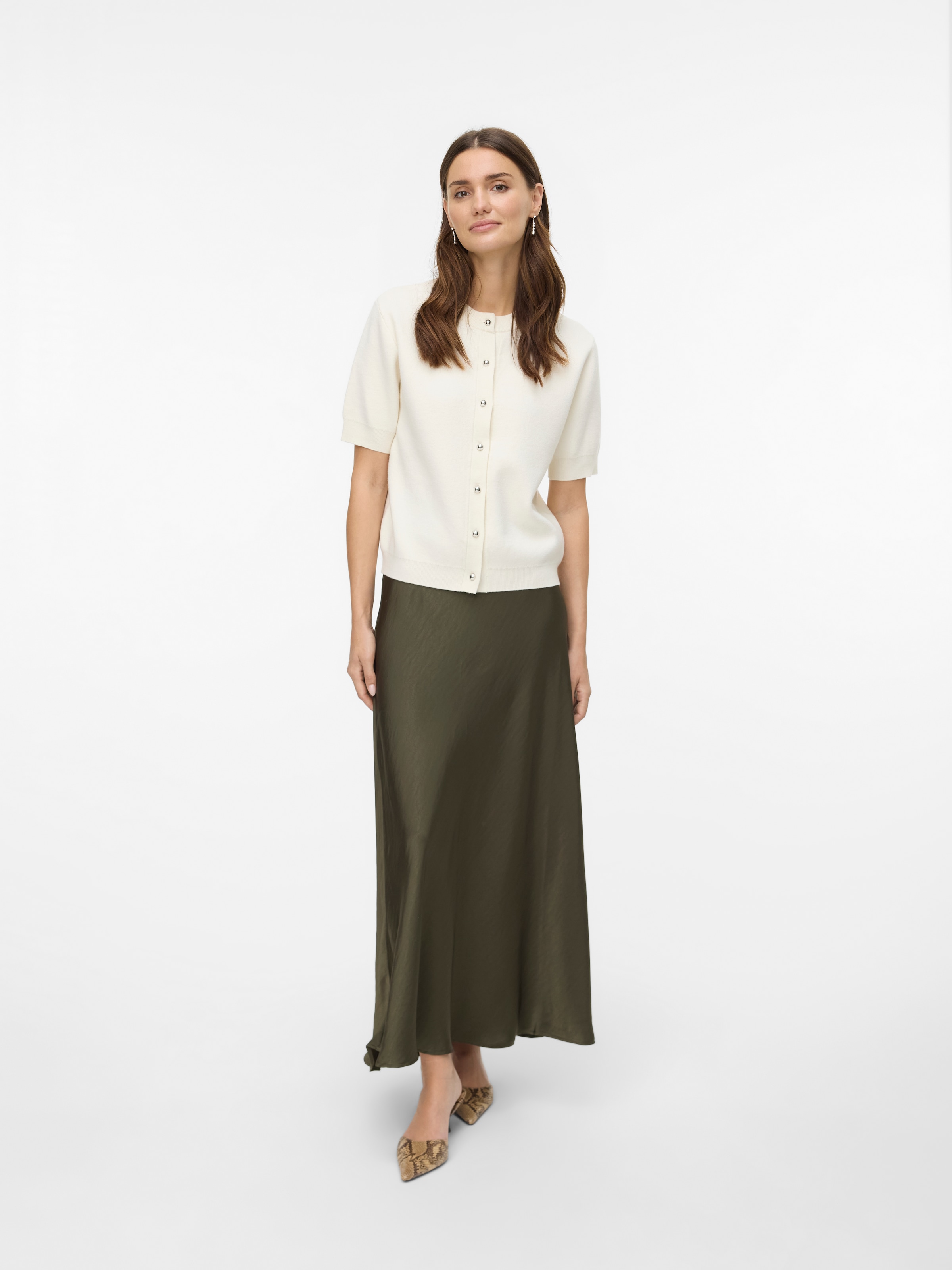 Vero Moda Strickjacke »VMTRES BIEN 2/4 O-NECK CARDIGAN«