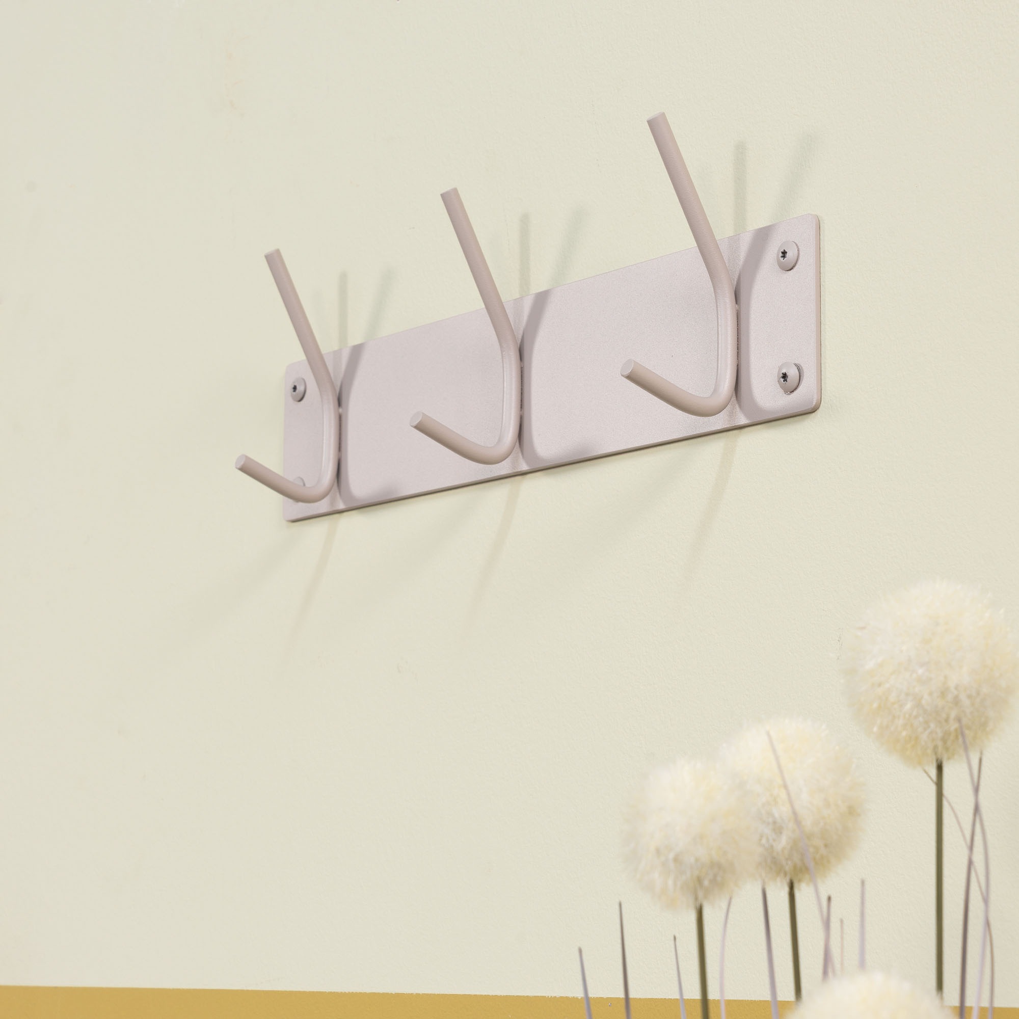 Spinder Design Garderobenhaken Metall, Zeitloses Design, 3 Haken, Breite 40 cm