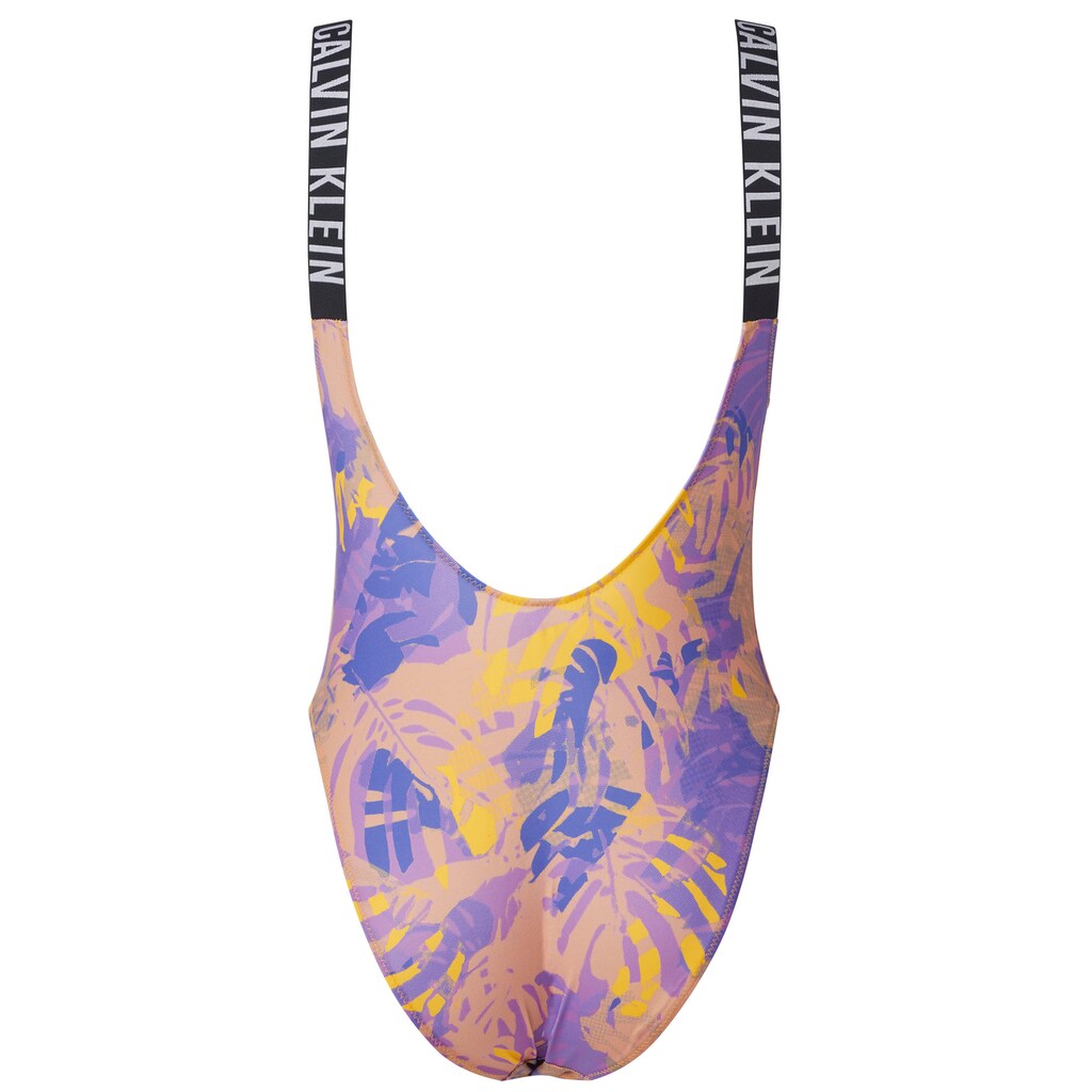 Calvin Klein Swimwear Badeanzug »Wildleaf«, mit abstraktem Druck