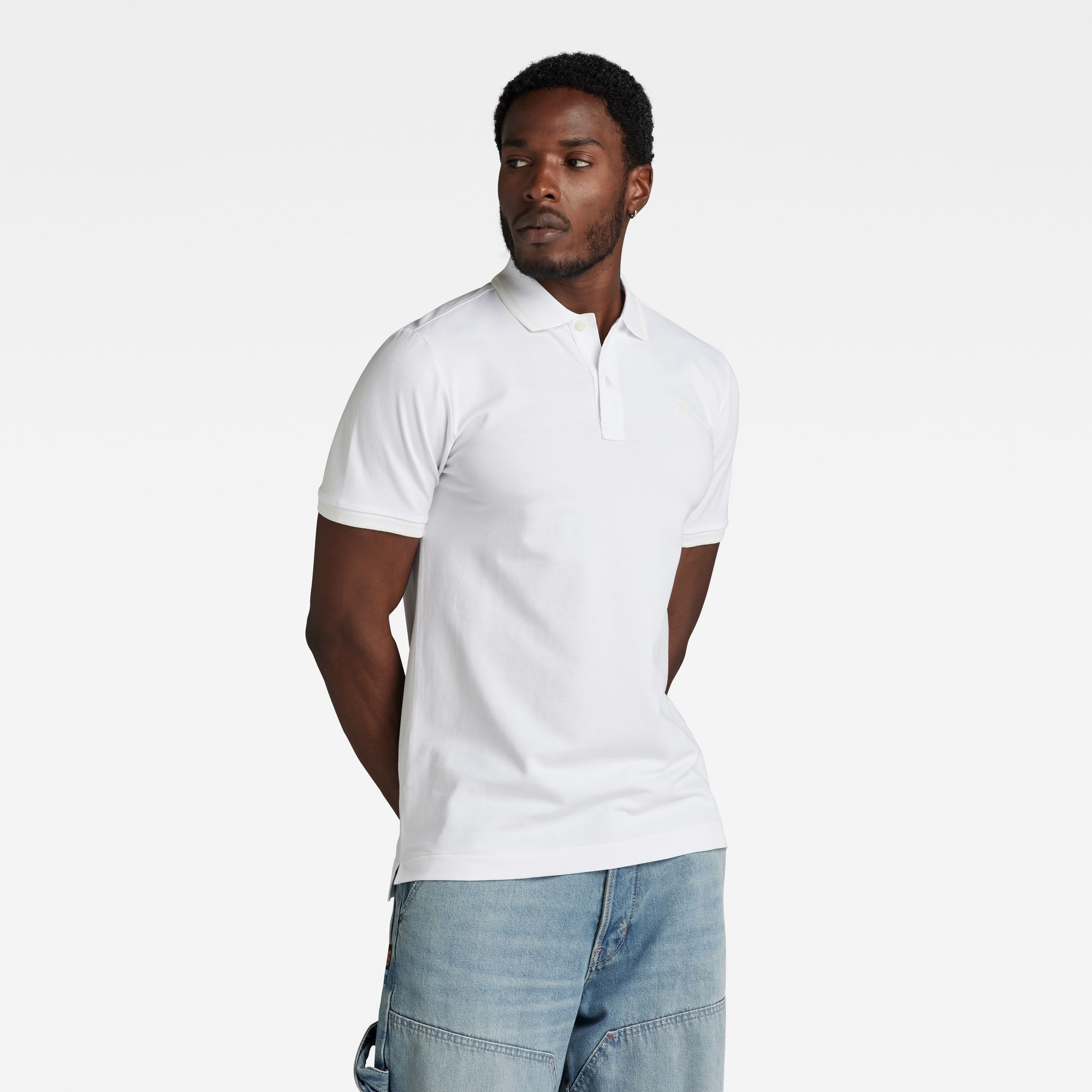G-STAR Poloshirt »Poloshirt Dunda slim stripe« in Kurzarm-Form