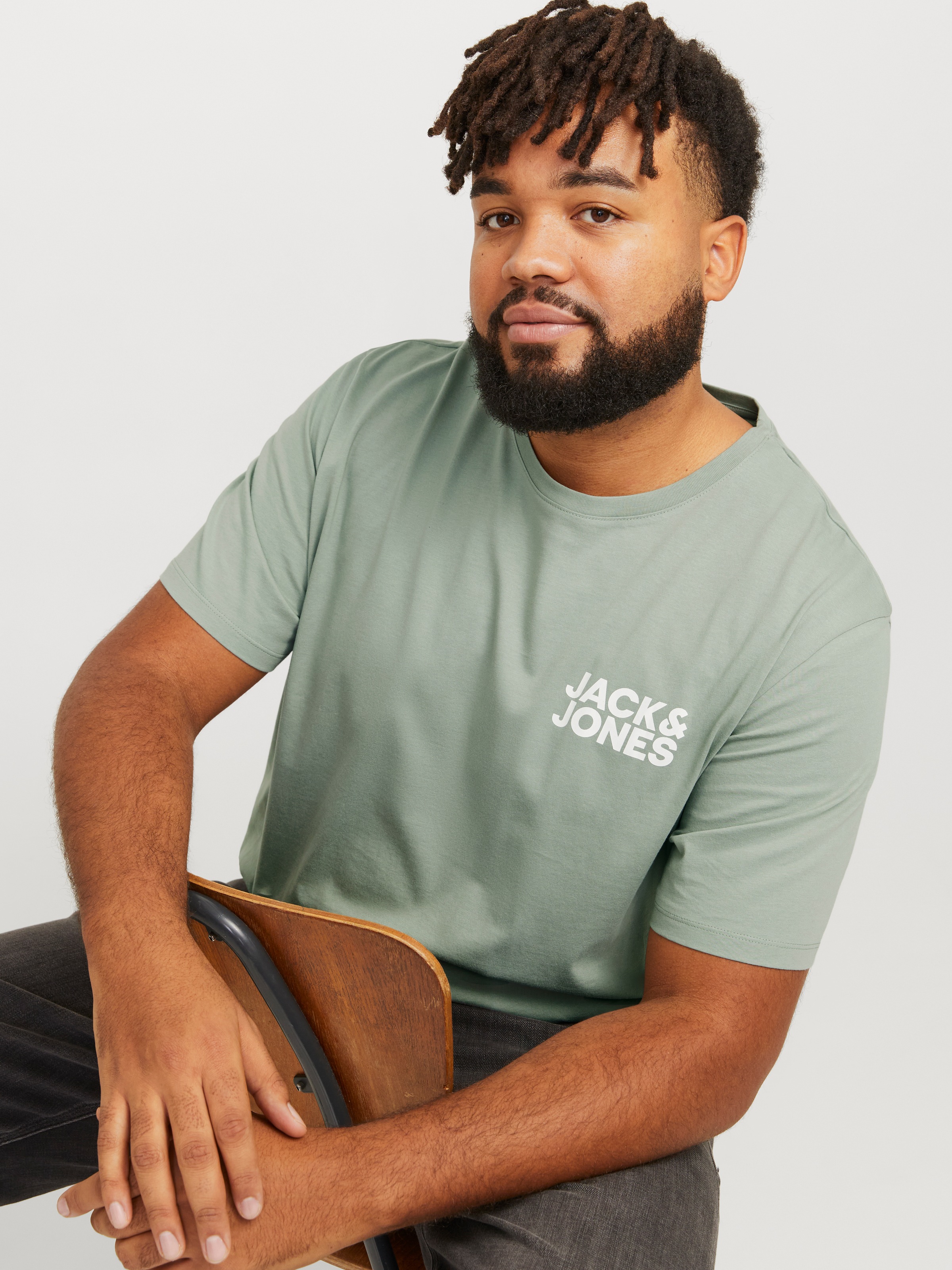 Jack & Jones PlusSize T-Shirt »JJECORP LOGO TEE SS O-NECK NOOS PLS«, mit Logo Print