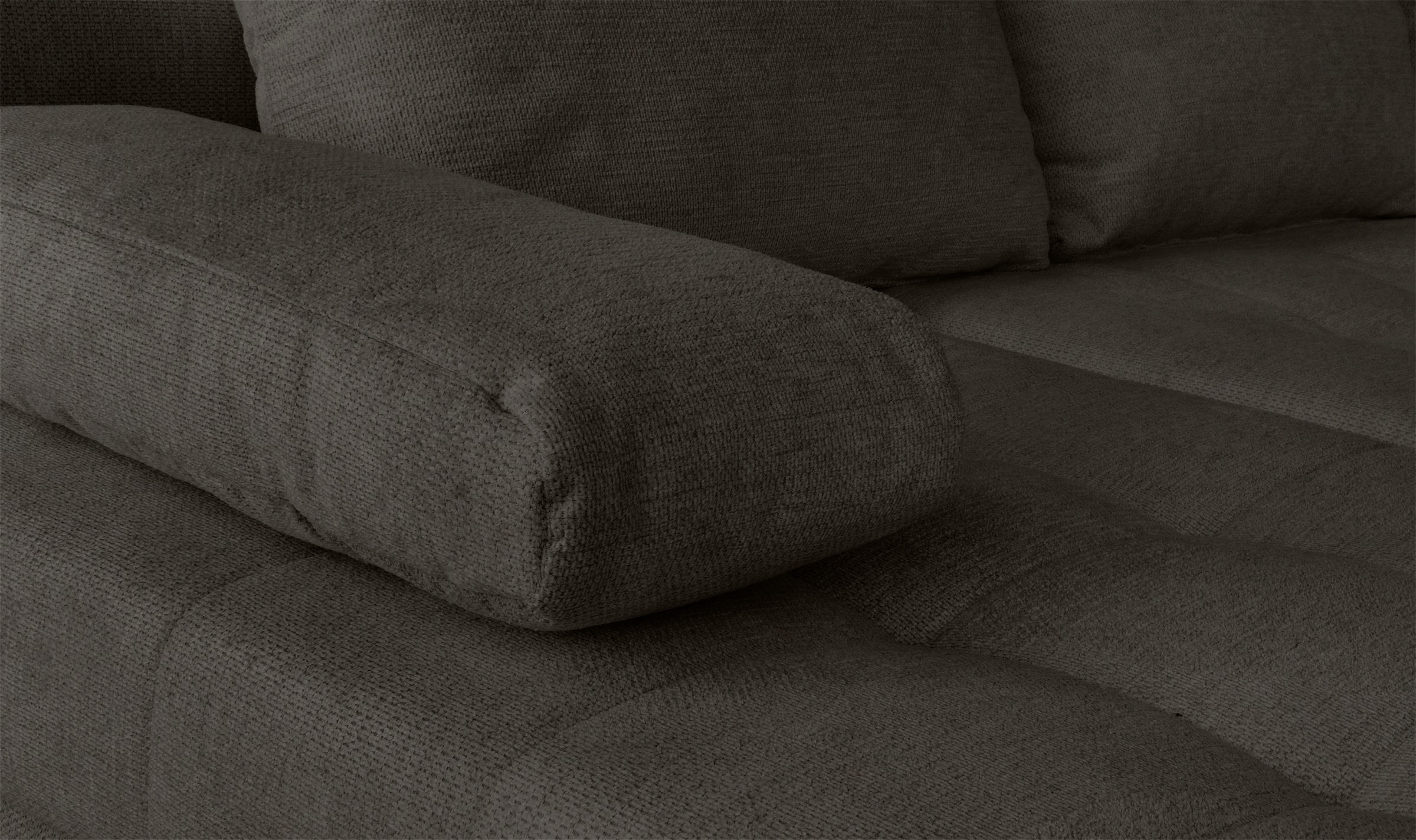 OTTO home Wohnlandschaft »Home System U-Form, von B: 269-352 cm wählbar, 6 Varianten zur Auswahl« mit Bettfunktion, Bettkasten & Zierkissen, Federkern