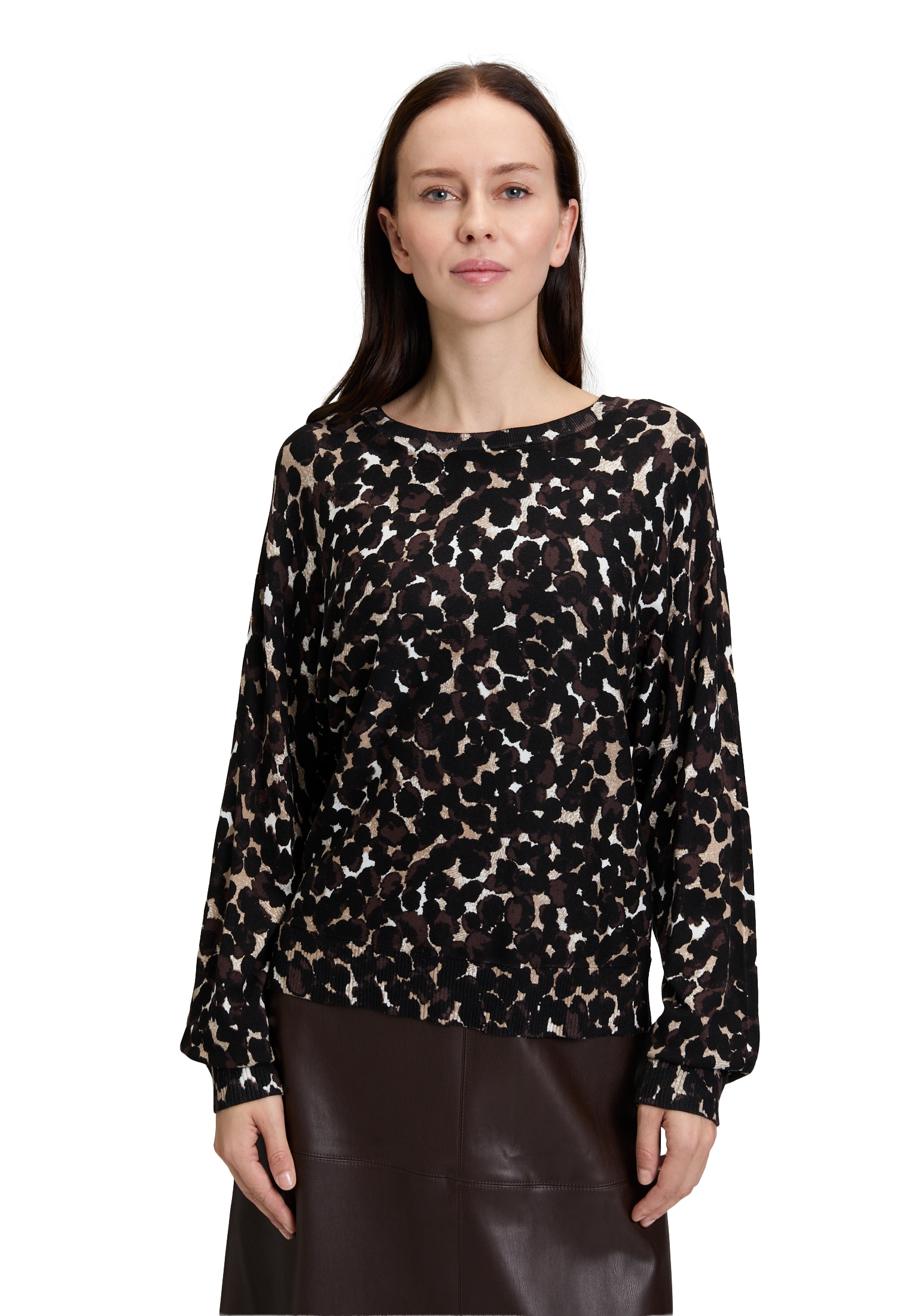 Betty Barclay Rundhalspullover »Feinstrickpullover mit Fledermausärmeln«
