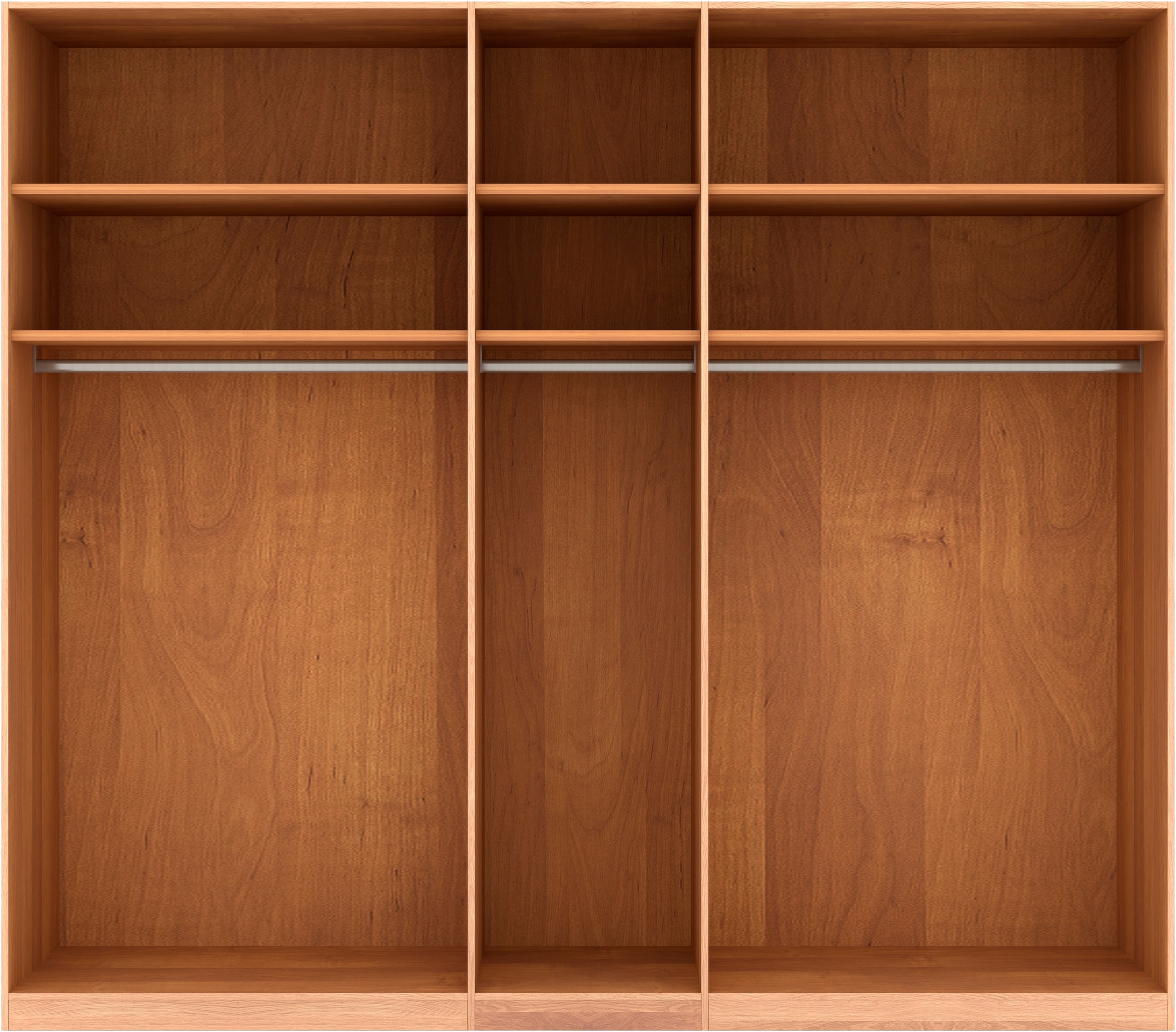 Musterring Drehtürenschrank »Sorrent, Kleiderschrank, teilmassiv Eiche«, (mit Türdämpfern, in 5 Breiten & 2 Höhen, extra Böden, MADE IN GERMANY), Türen in Eiche massiv mit Absetzung in Schiefer, verschiedene Maße