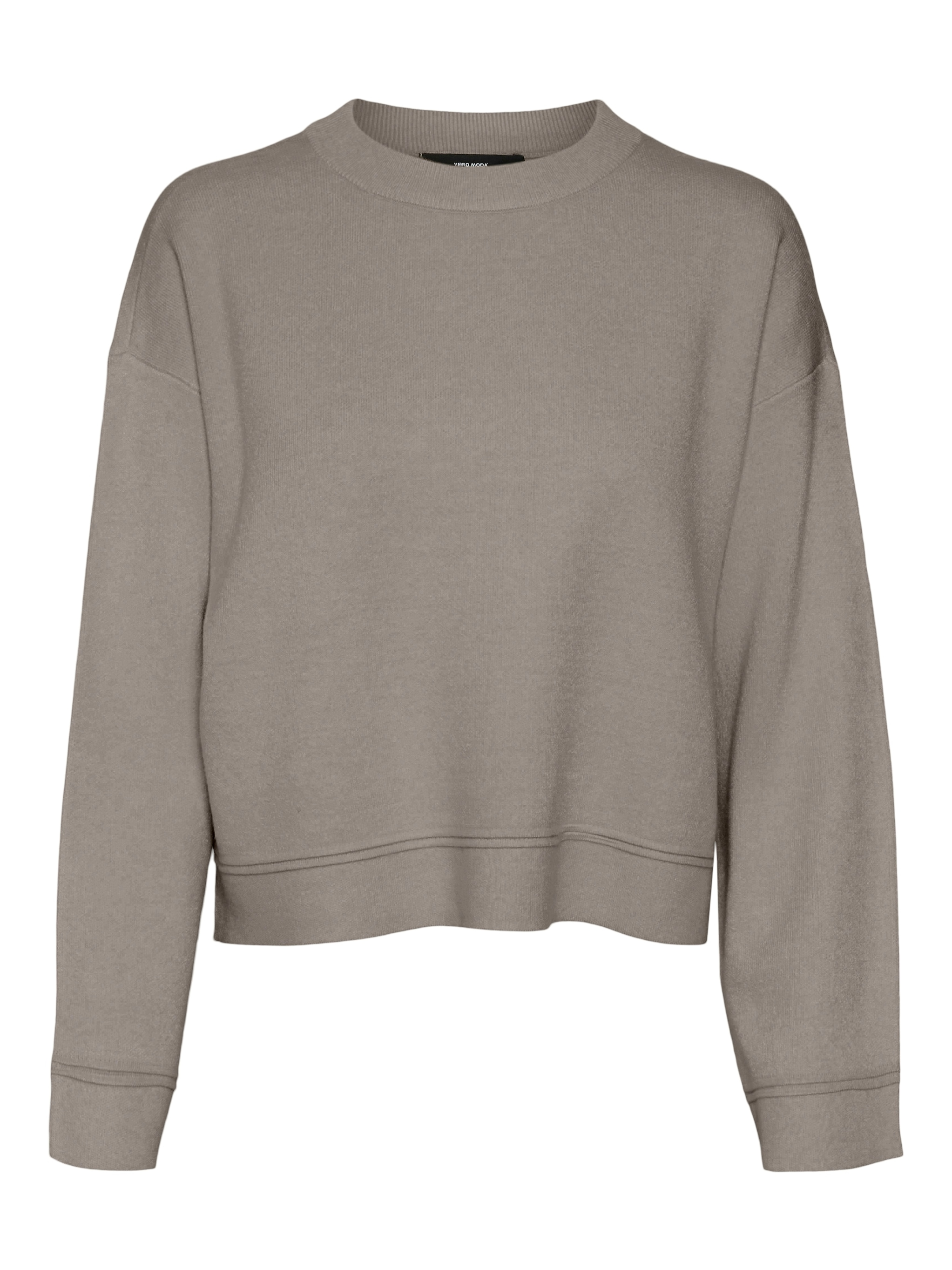 Vero Moda Rundhalspullover »VMGOLD PIPING LS O-NECK PULLOVER GA«