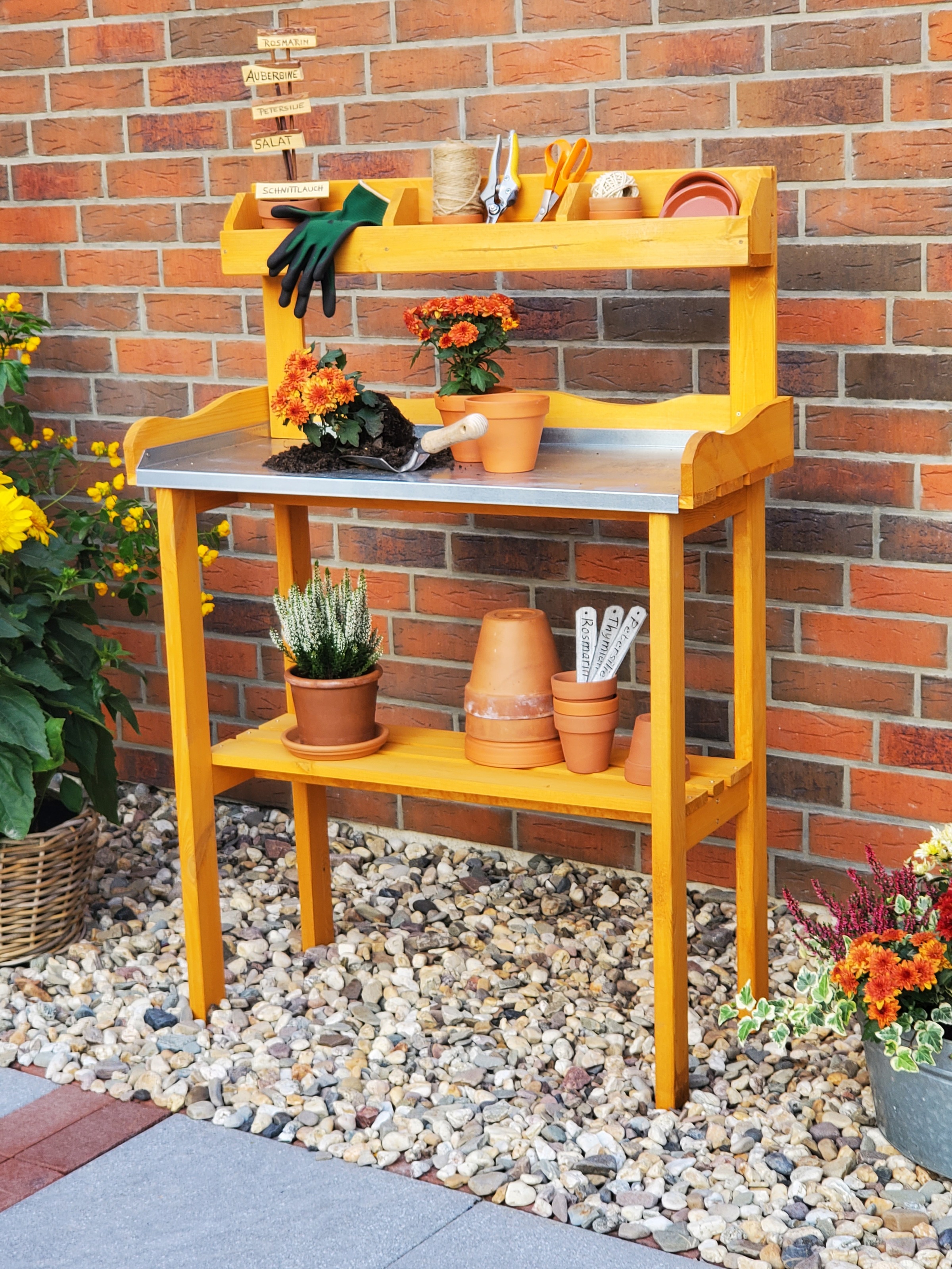 promadino Pflanztisch, BxTxH: 84x38x130 cm