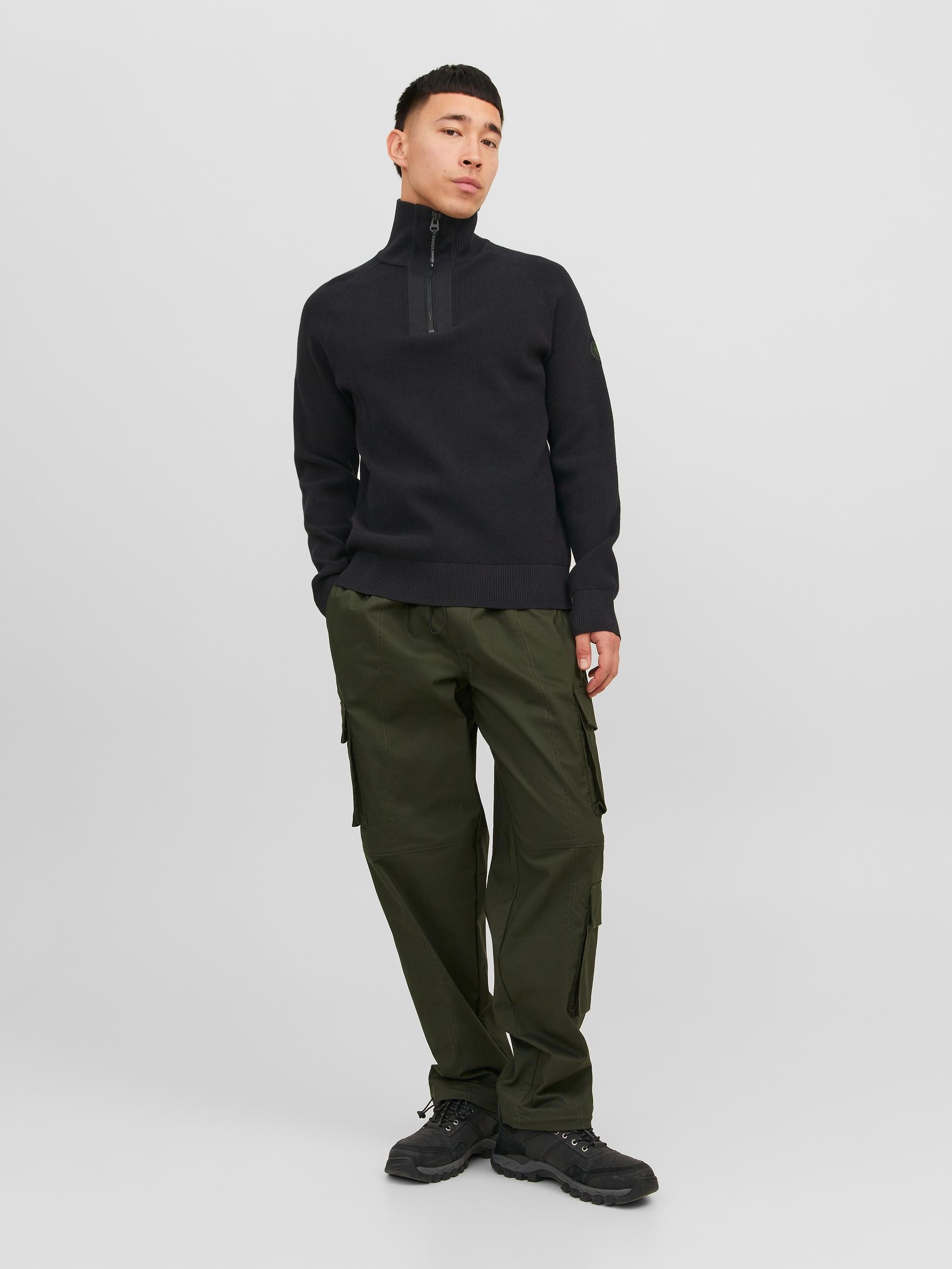 Jack & Jones Stehkragenpullover »JCOFILO KNIT HALF ZIP SN«