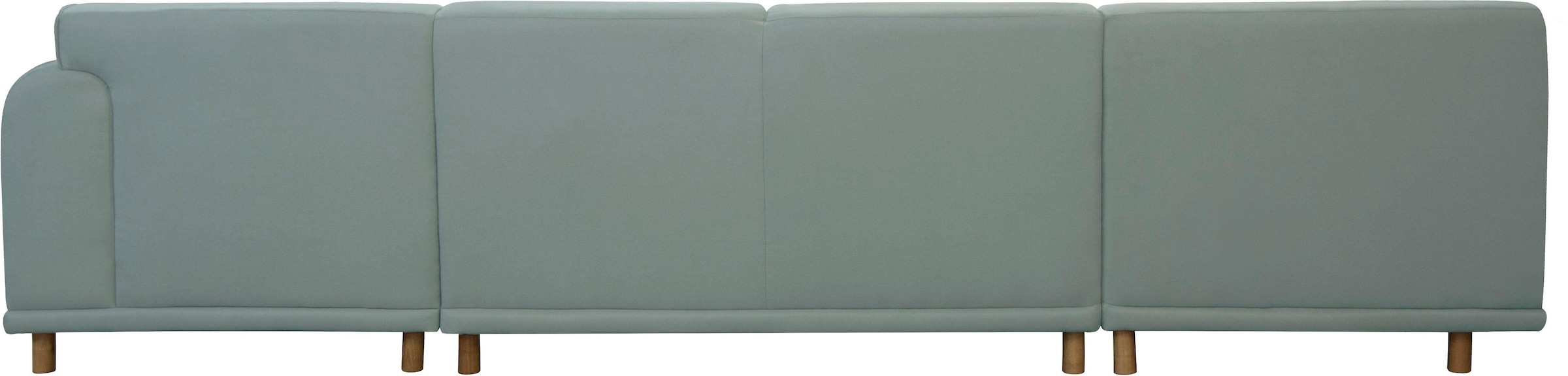 andas Wohnlandschaft »Maroon U-Form« in skandinavischem Design, mit losen Kissen