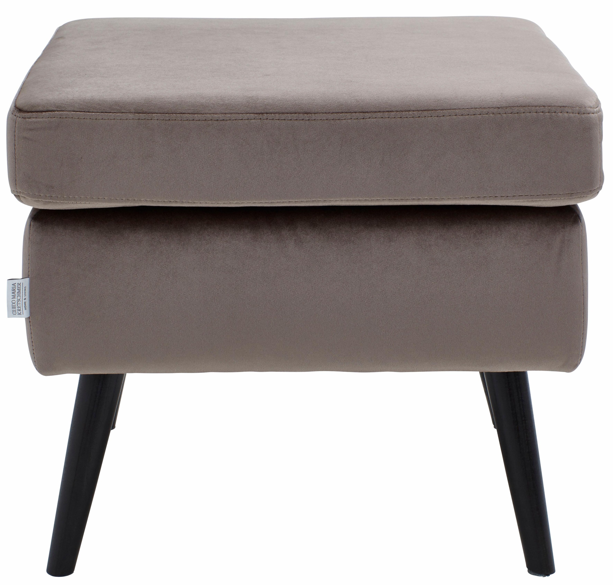 Home affaire Hocker »Salla« Bezug auch in Luxus-Microfaser in Teddyfelloptik