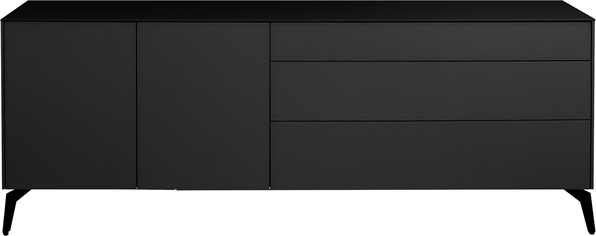 Mäusbacher Lowboard »Imola TOPSELLER!«, Mäusbacher Lowboard mit Glasfront und Glasoberplatte