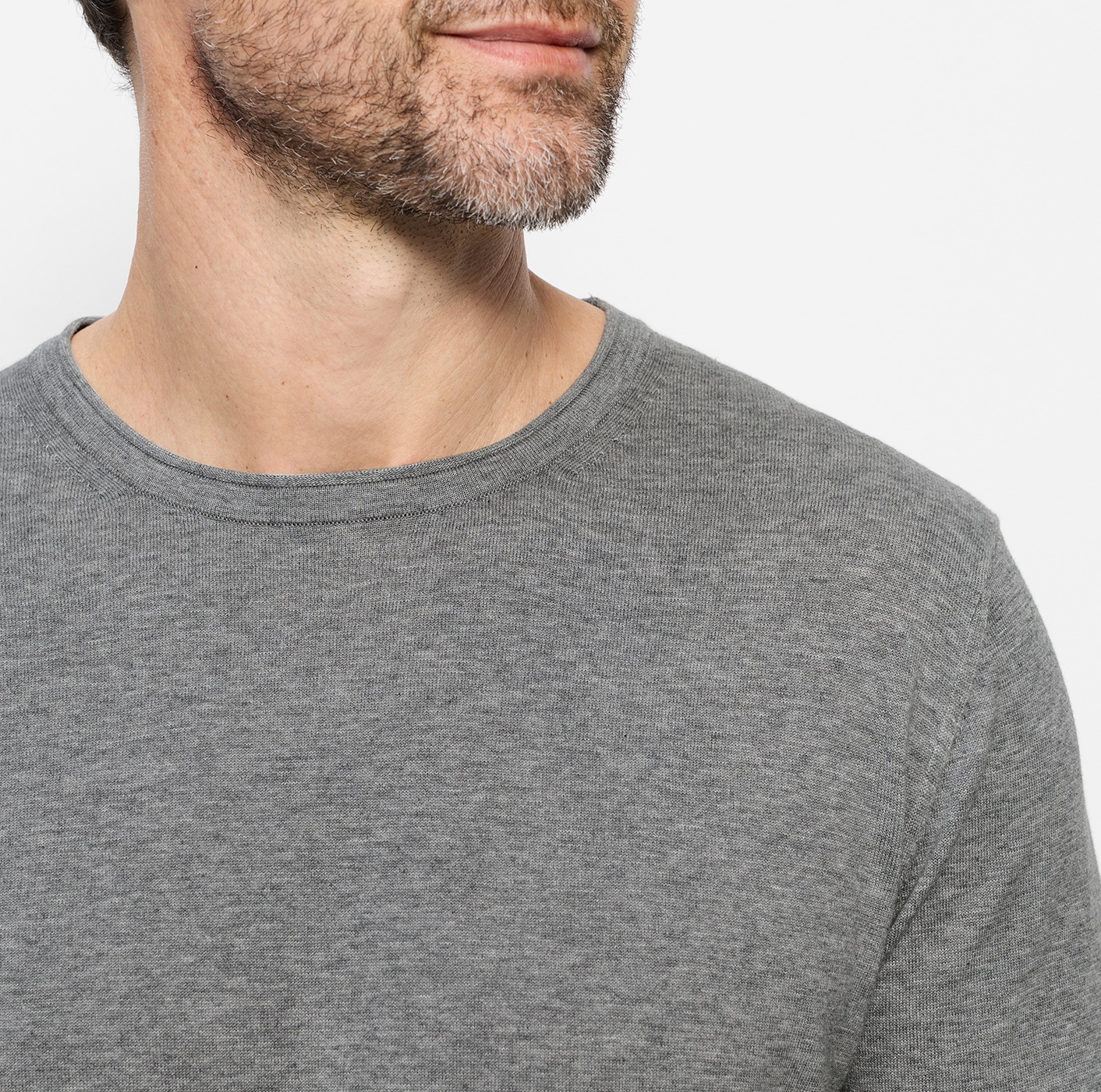 OLYMP Rundhalspullover »OLYMP Strick Casual« Crew Neck