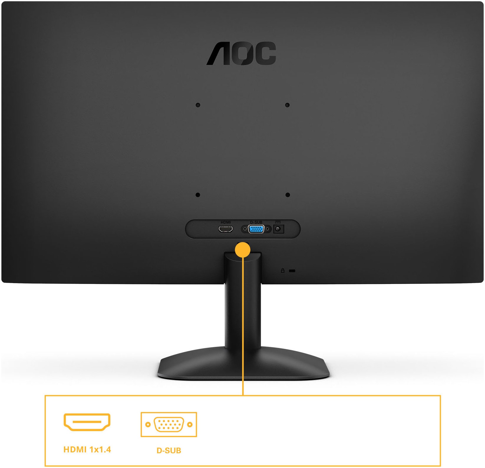 AOC LED-Monitor »24B31H« 61 cm/24 ″  1920 x 1080 px Full HD 4 Reaktionszeit 120 Hz