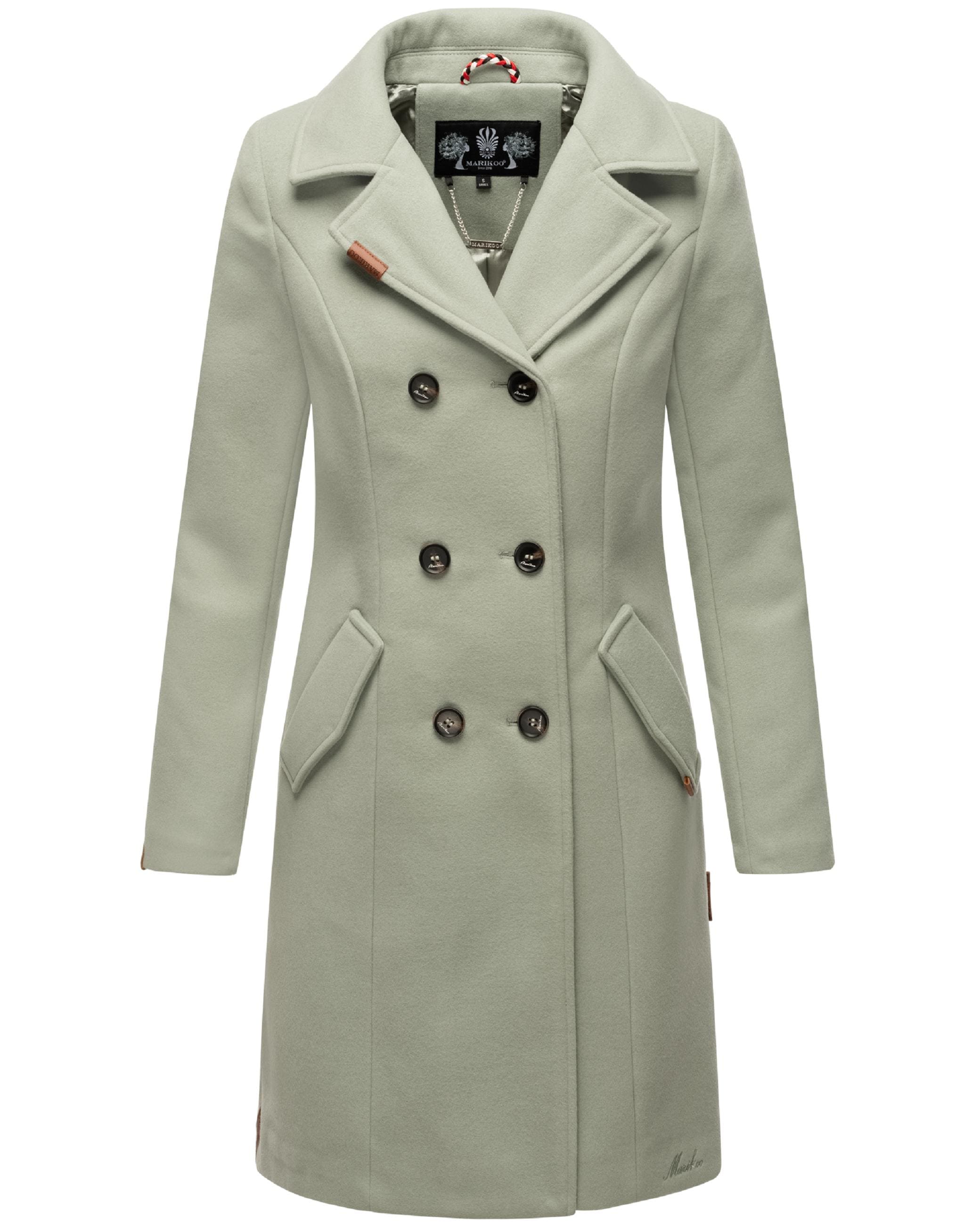 Wollmantel »Wollmantel Nanakoo«, edler Damen Trenchcoat in Woll-Optik