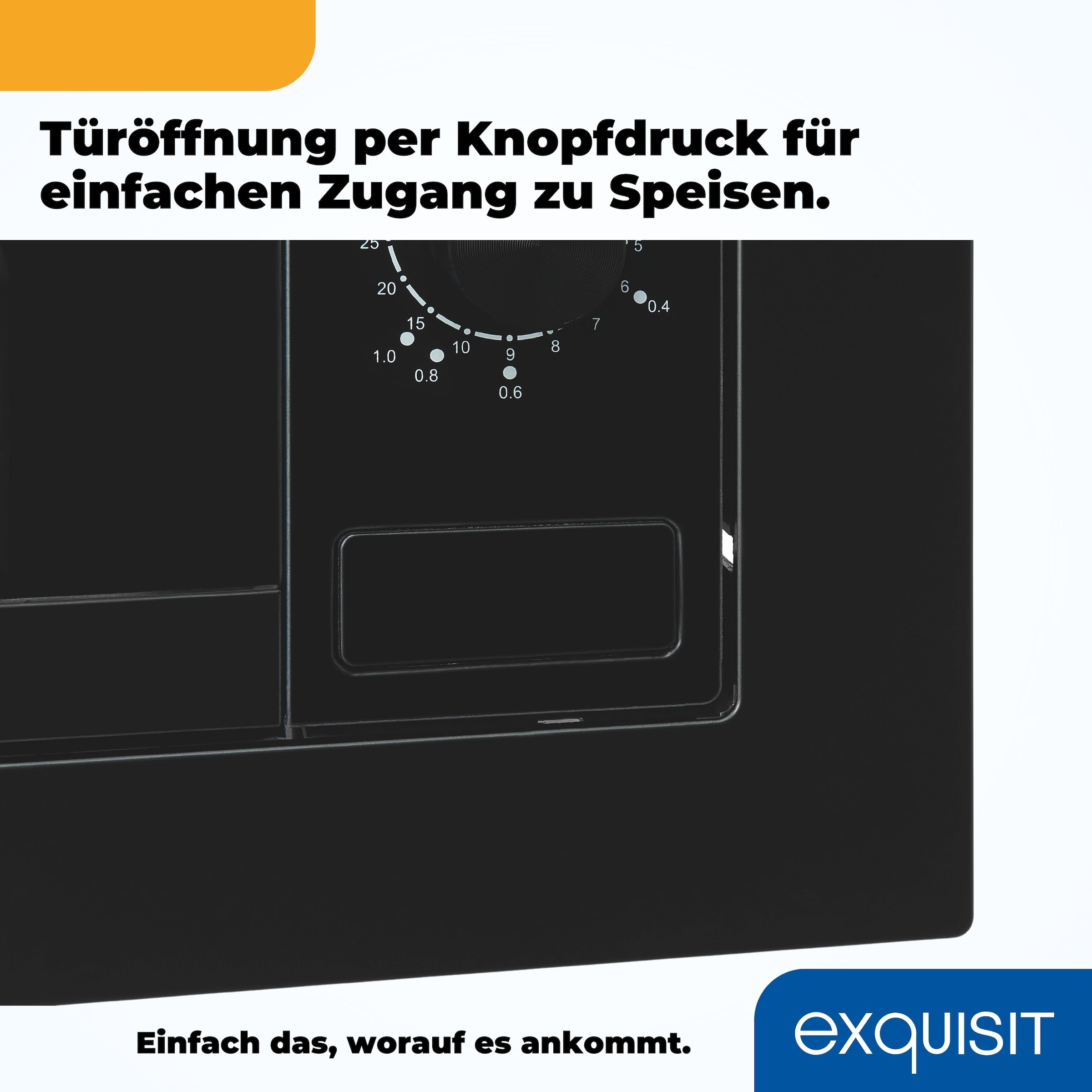 exquisit Einbau-Mikrowelle »EMW10-020«, Mikrowelle, 1300 W