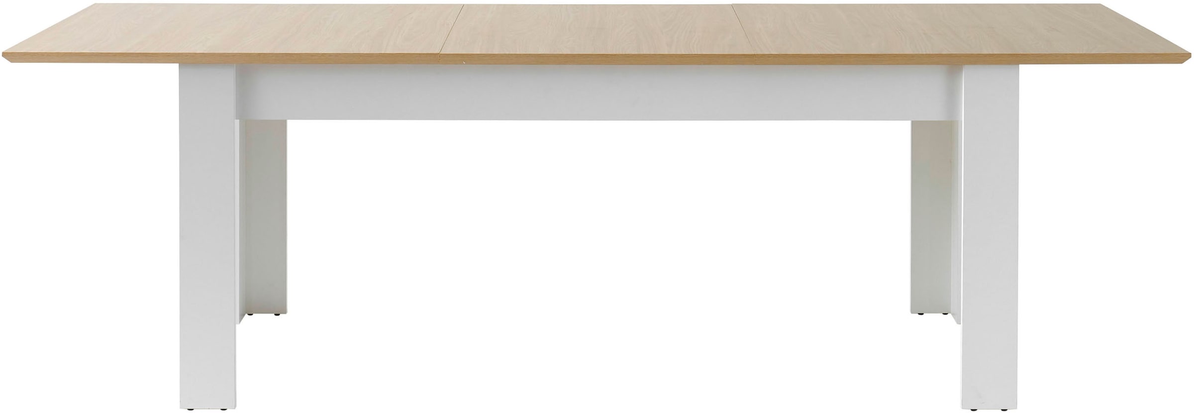 OTTO home Esstisch »Brest, Tisch im Landhausstil, Wohnzimmertisch, Küchentisch« mit Auszugsfunktion, 180 cm ausziehbar auf 240 cm, Einlegeplatte