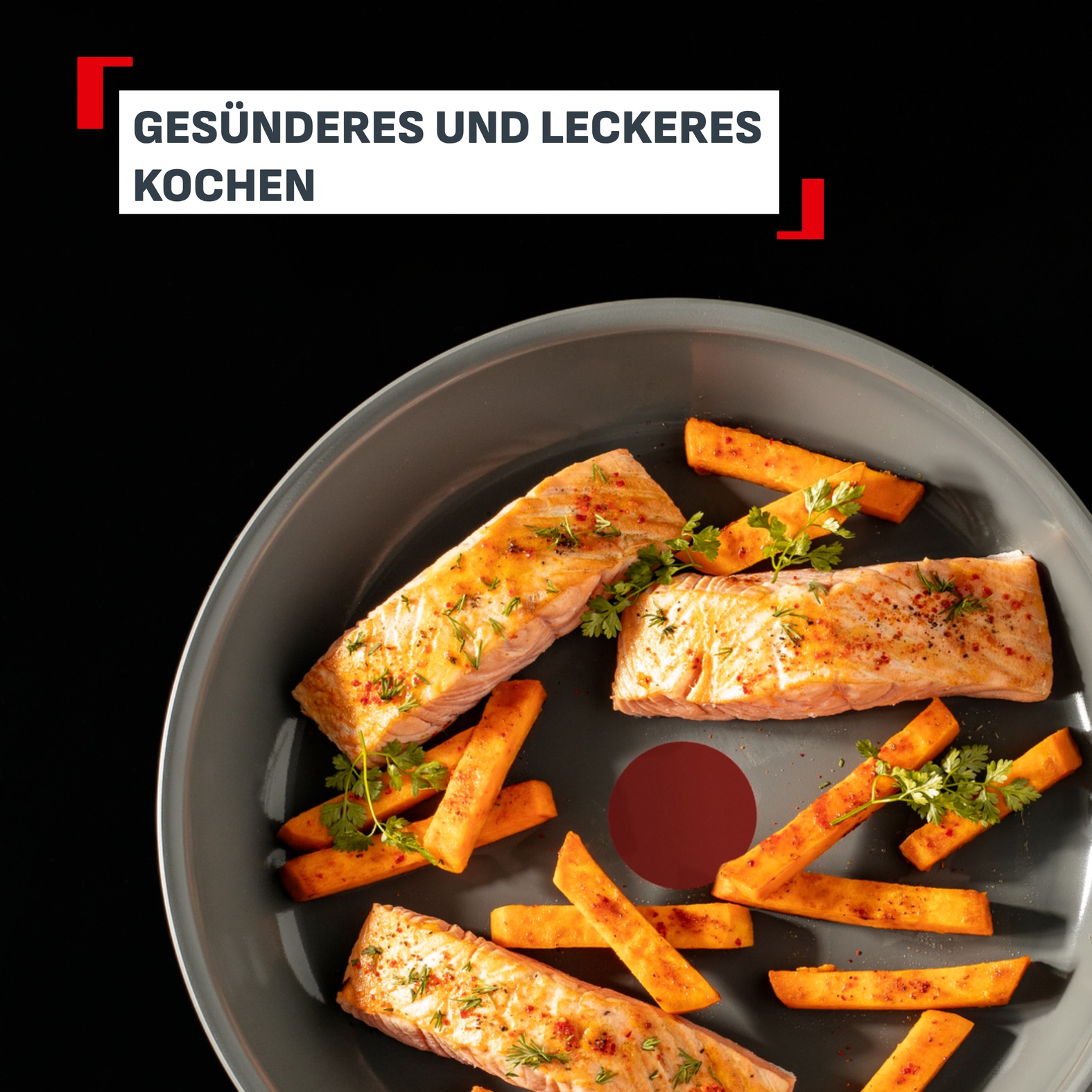 Tefal Pfannen-Set »Renewal« Aluminium Set, 2 tlg. Keramikbeschichtung, 100% recycelter Aluminiumkörper, Thermo-Signal