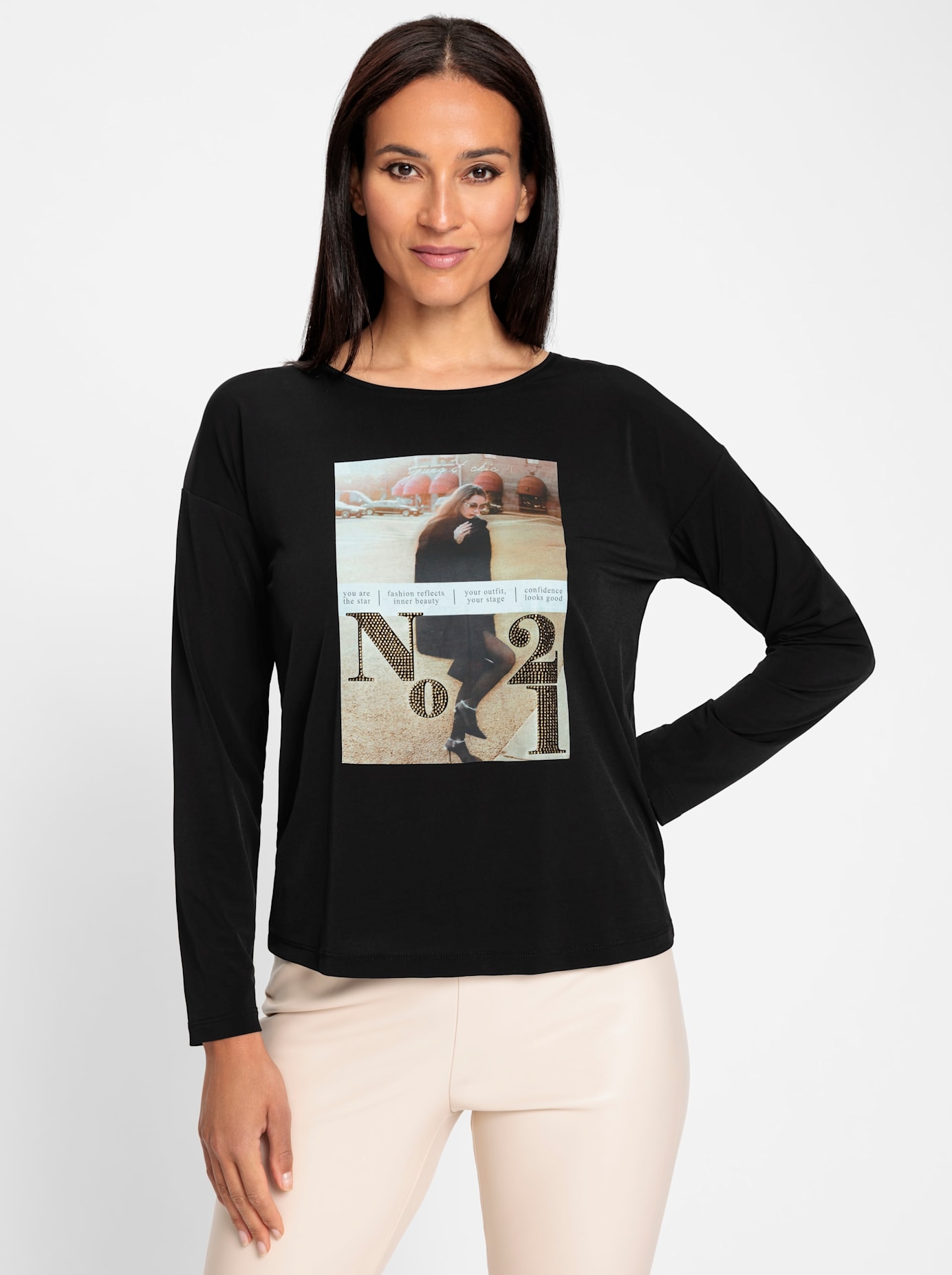 heine Langarmshirt »Langarm-Shirt«, (1 tlg.)
