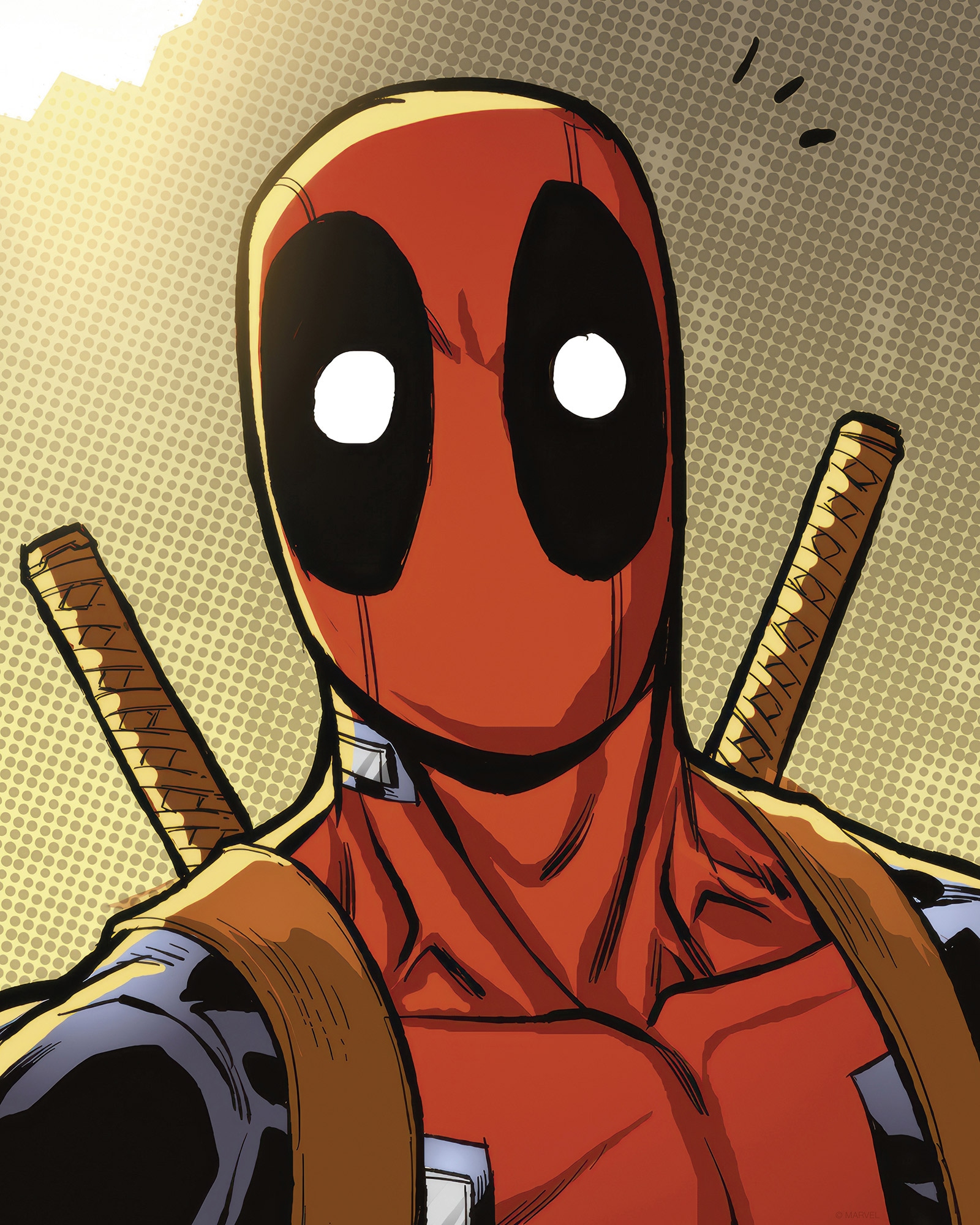 Komar Wandbild »Marvel Deadpool Holup«, Disney, (Set, 1 St.), 40 x 50 cm (Breite x Höhe) - Kinderzimmer, Dekoration