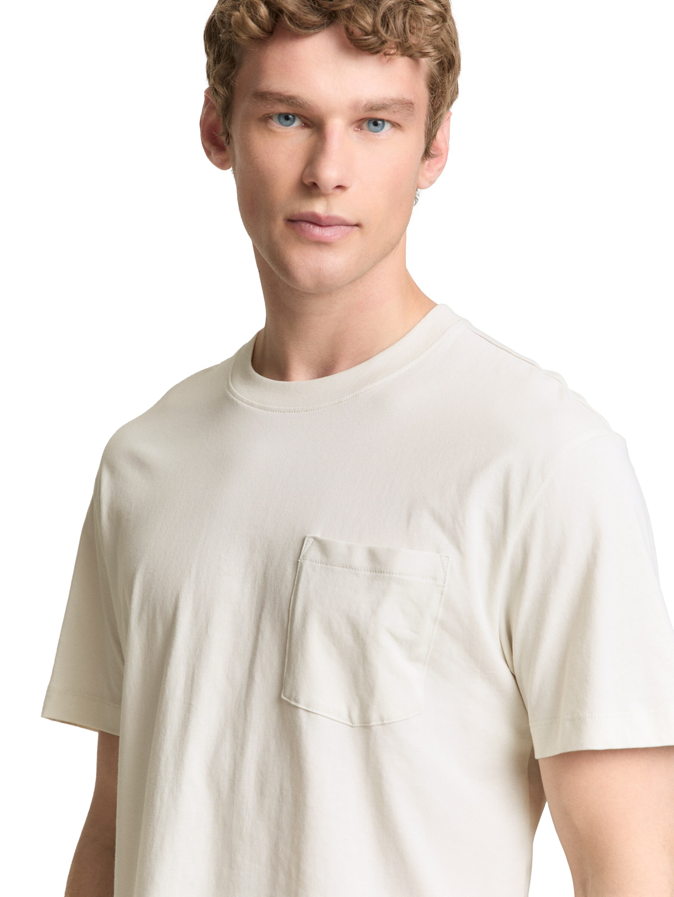 TOM TAILOR Denim T-Shirt mit Brust Tasche