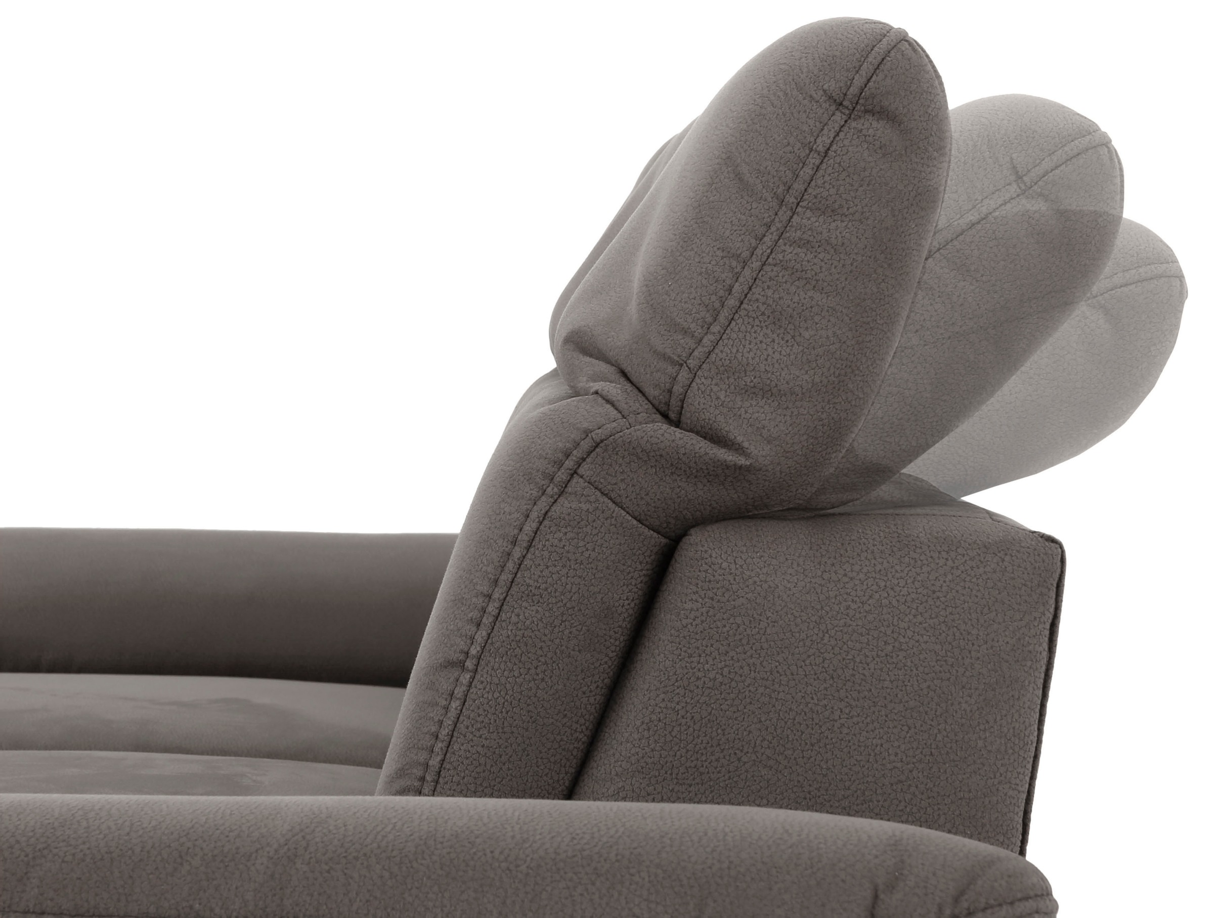 Home affaire Ecksofa »Mauritius L-Form«, mit Kopfteil- und Armlehnverstellung, mit Bettfunktion und Bettkasten