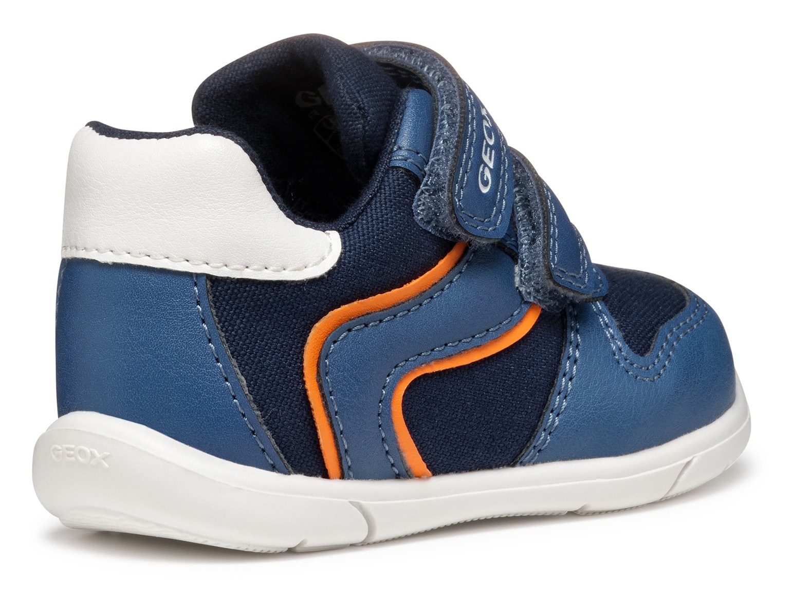 Geox Lauflernschuh »B ZAPITO BOY«, Freizeitschuh, Babyschuh, Klettschuh mit modischem Farbeinsatz