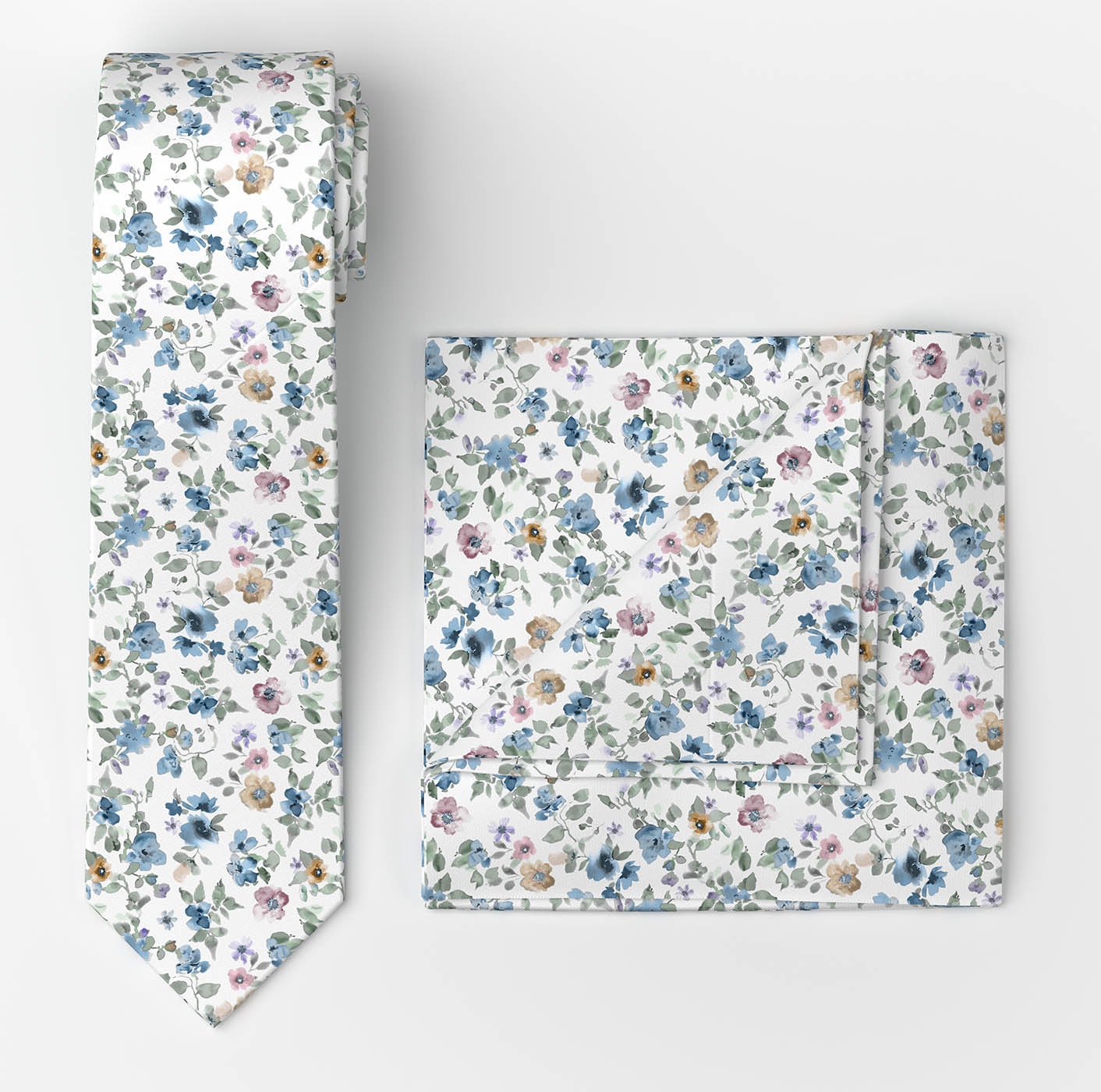 OLYMP Krawatte Set Einstecktuch + Krawatte