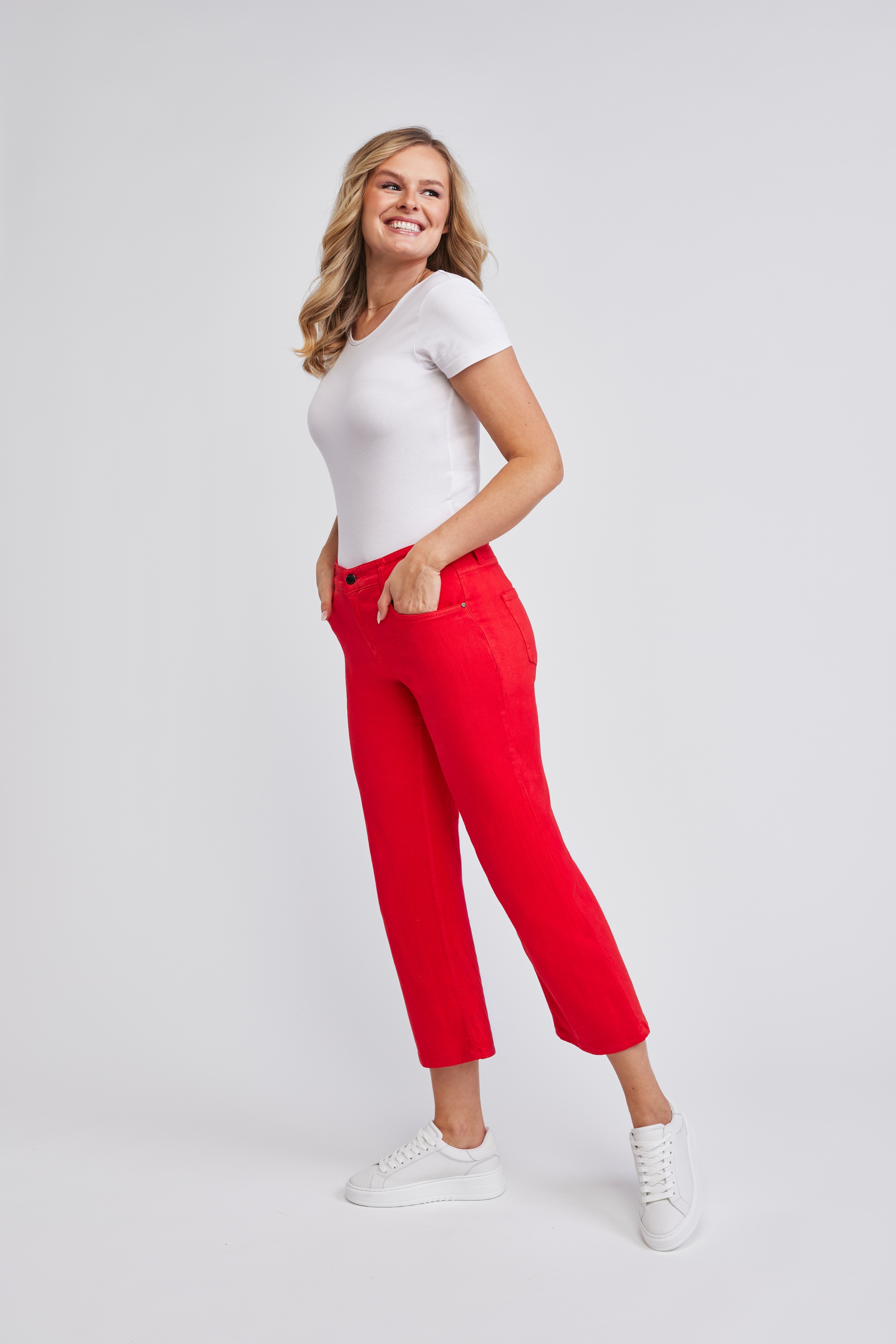 wonderjeans 7/8-Jeans Figurschmeichelnder WonderStretch