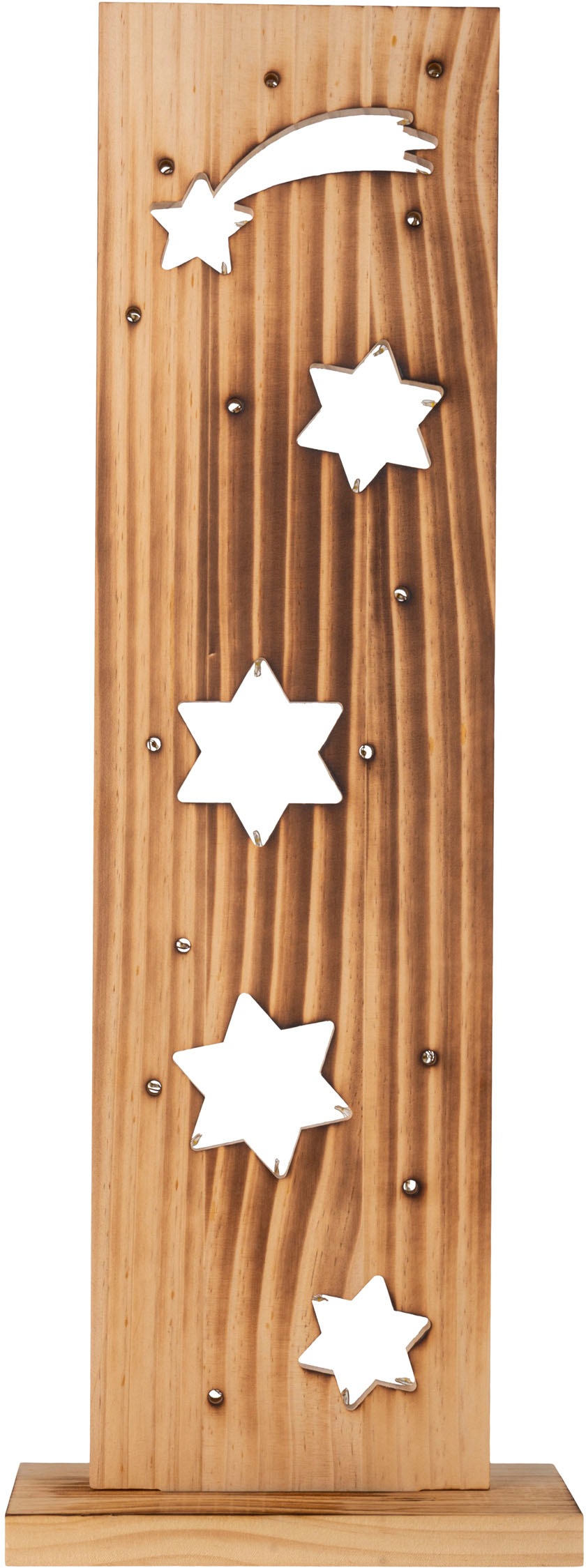 Weihnachtsdeko OTTO online Holz«, näve Holz-Stehleuchte, ca. 60 aus Batteriebetrieben Höhe LED Dekoobjekt »Sterne, cm, bei