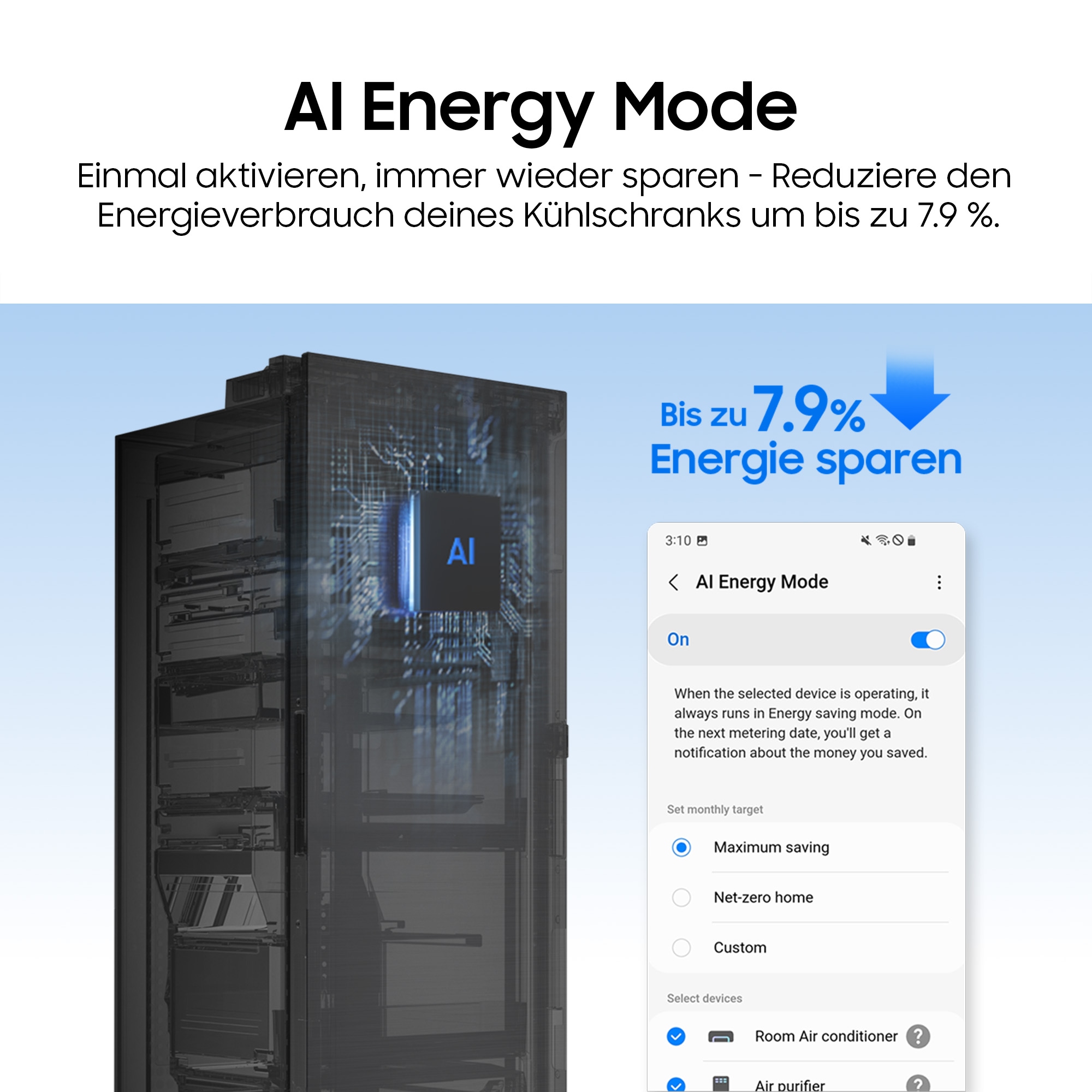 Samsung Gefrierschrank »RZ80H32HDTEF« 185,8 cm hoch 59,5 cm breit No Frost - nie wieder abtauen