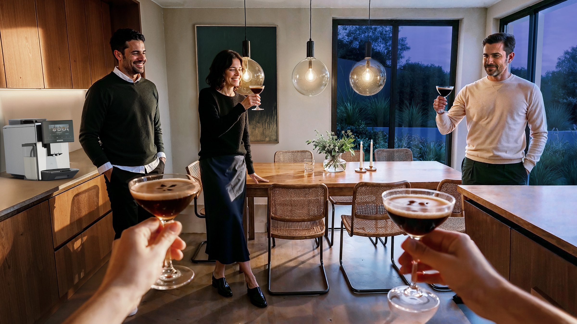 SIEMENS Kaffeevollautomat »TQ927E03« farbiges 6.8'' TFT-Display, individuelle Aromaeinstellung, Edelstahl