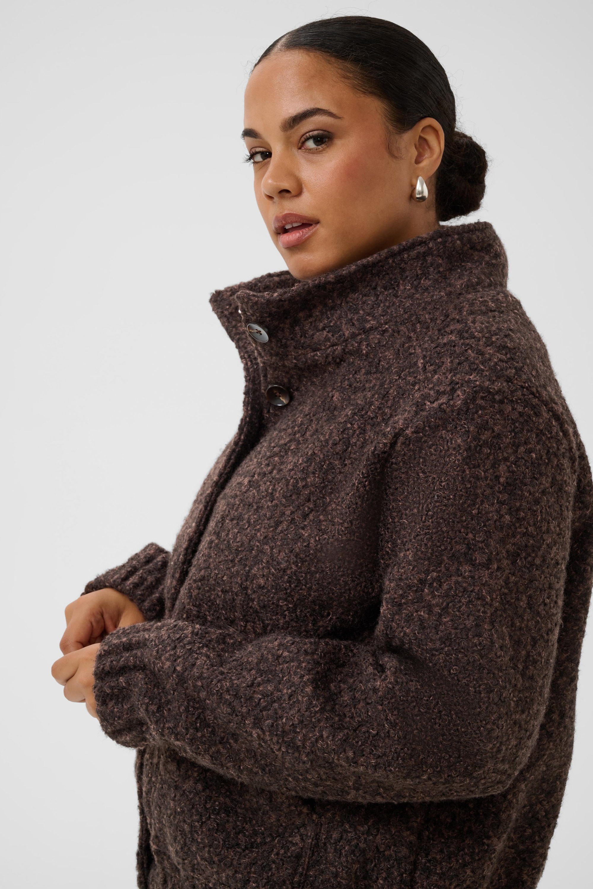 KAFFE Curve Wintermantel »KAFFE Curve Jacke KCfilona«