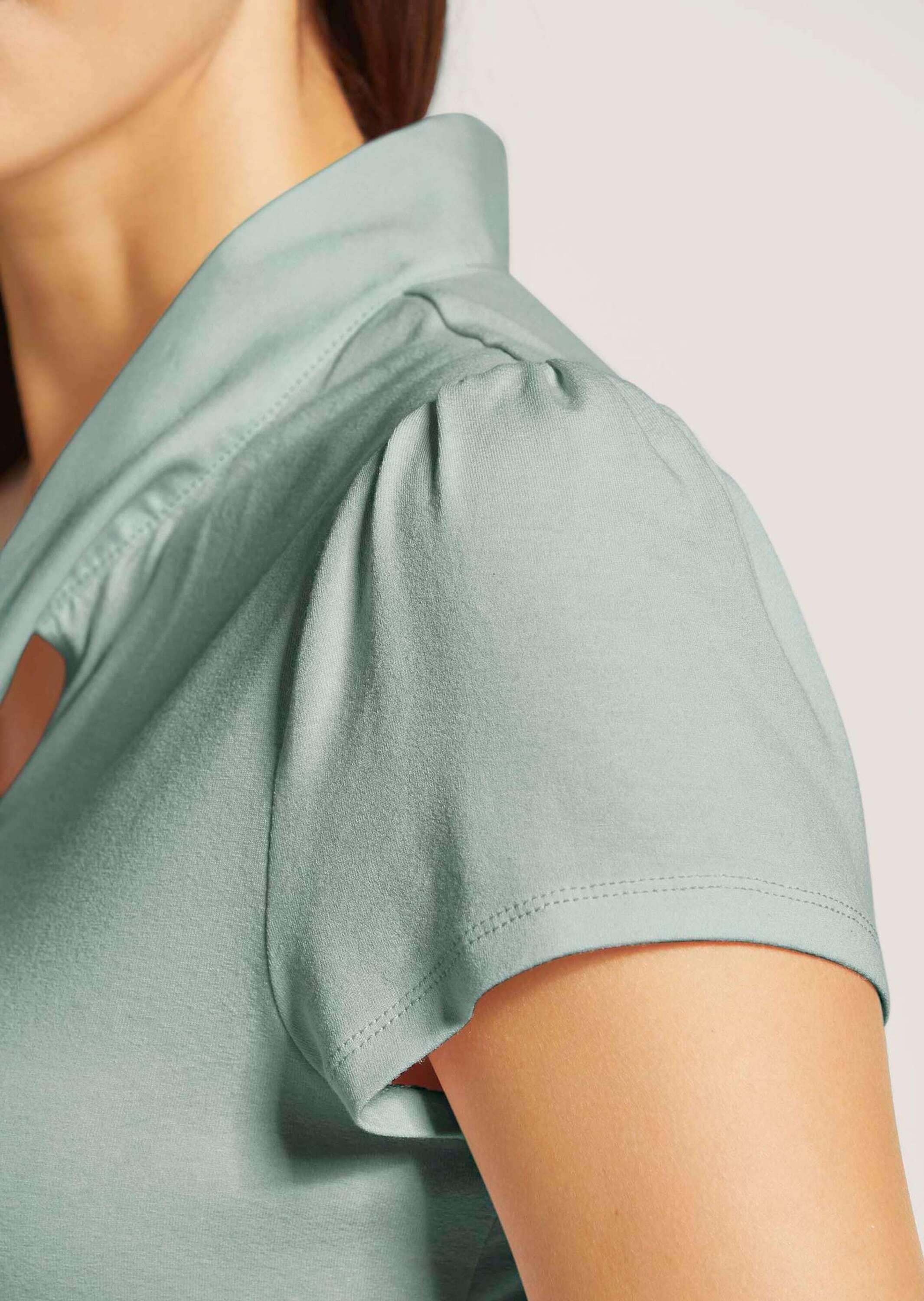 MADELEINE Kurzarmshirt »Blusenshirt Kurzarmoberteil mit Schluppe«