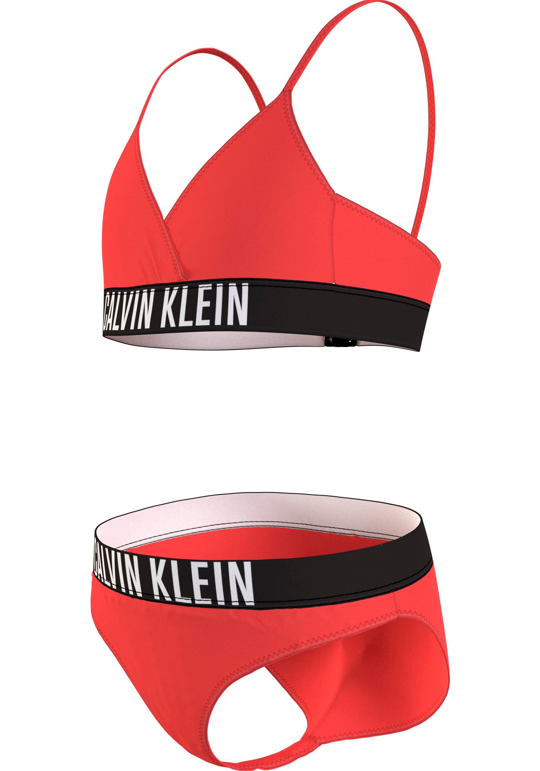 SET«, Swimwear BIKINI OTTO bei Klein kaufen in unifarbener Optik Calvin TRIANGLE Triangel-Bikini »CROSSOVER