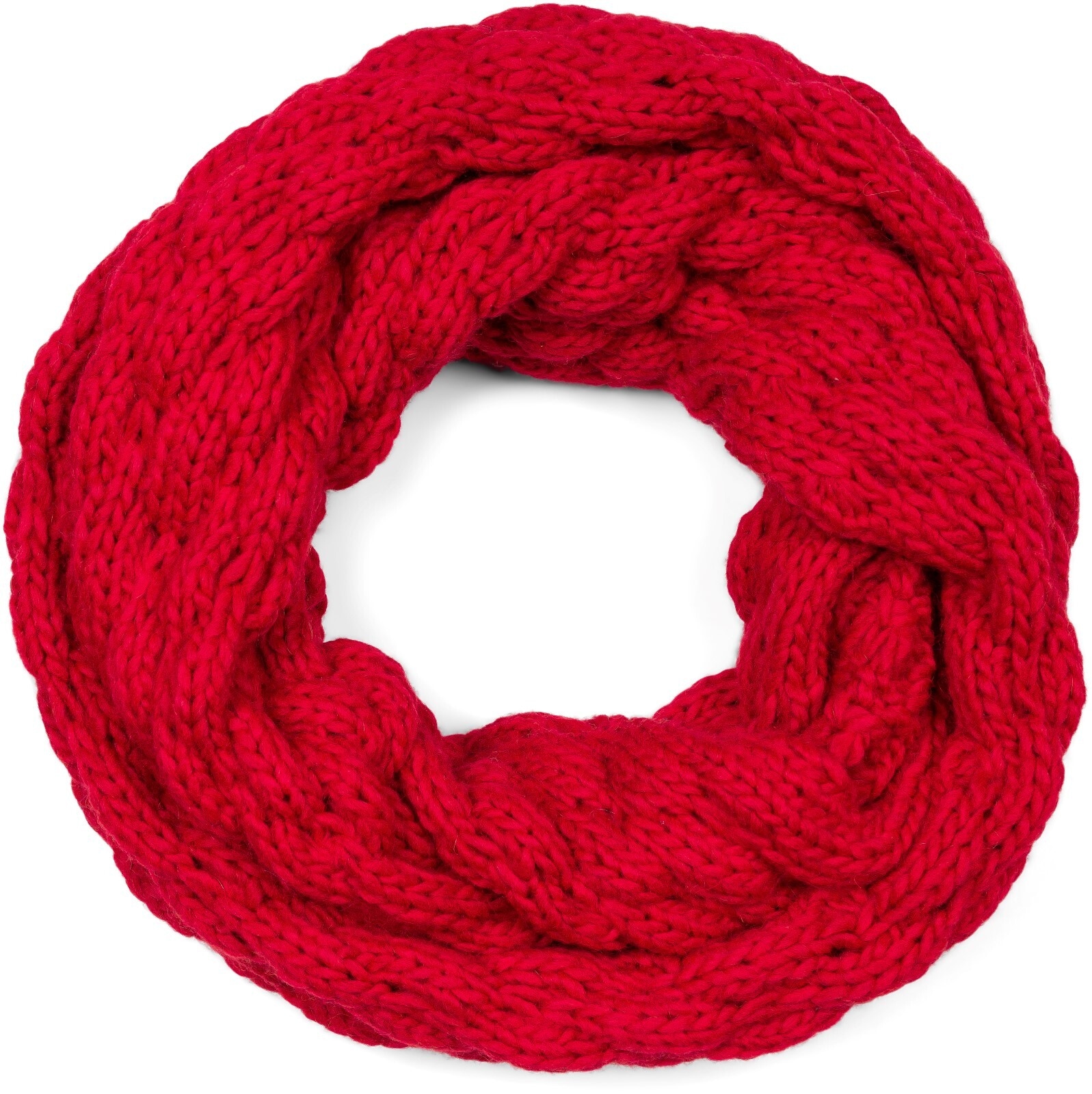 styleBREAKER Strickschal »Strick Loop mit Bubblemuster« 1 Stk.