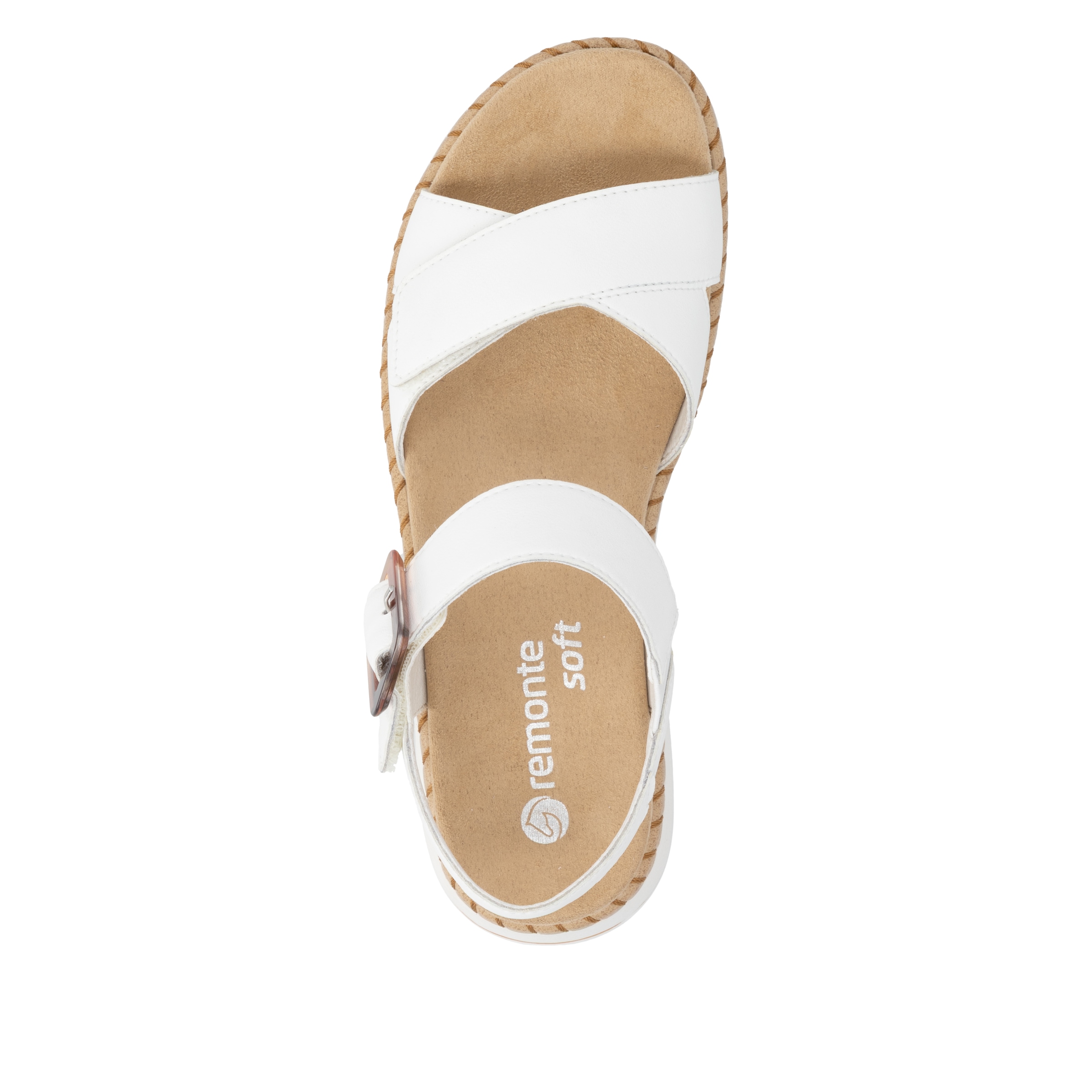 Remonte Keilsandalette  Sommerschuh, Sandalette mit zwei praktischen Klettverschlüssen