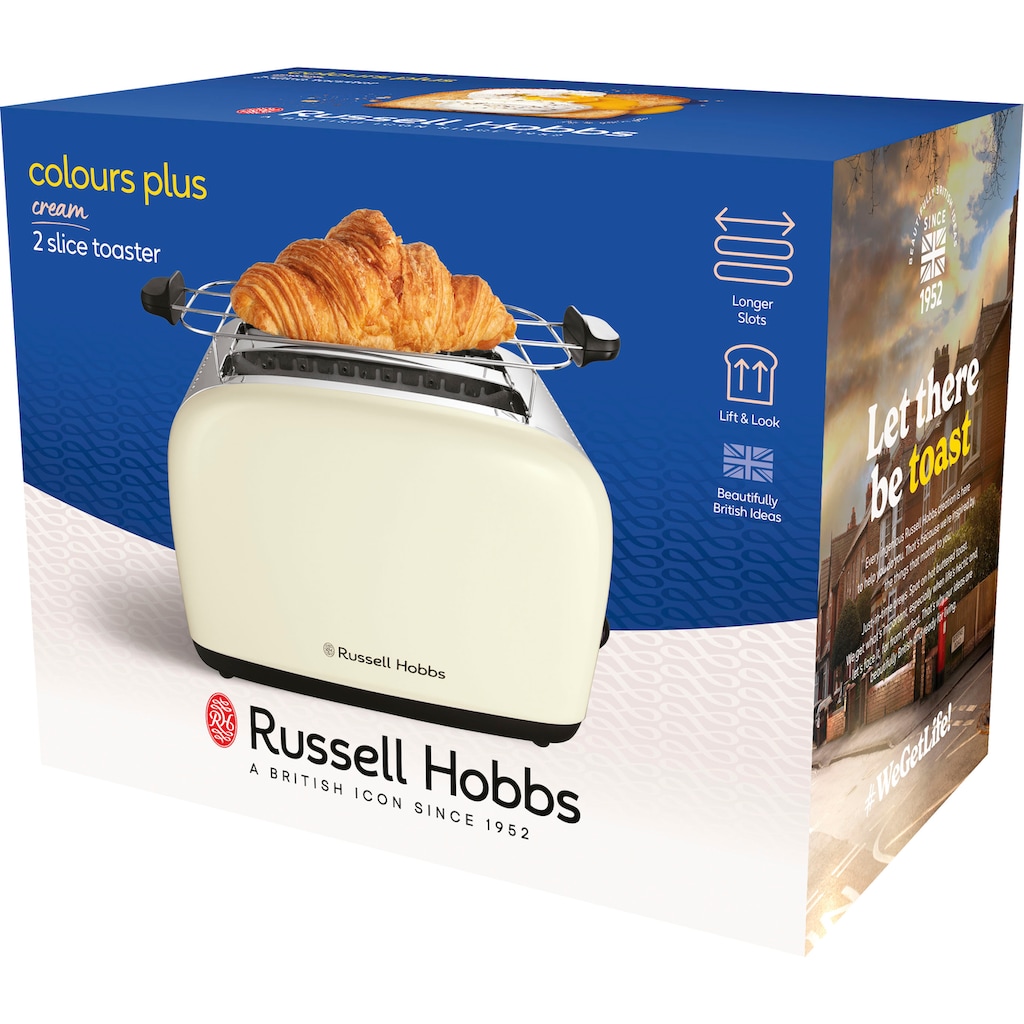 RUSSELL HOBBS Toaster »Colours Plus 26551-56«, 2 lange Schlitze, für 2 Scheiben, 1600 W