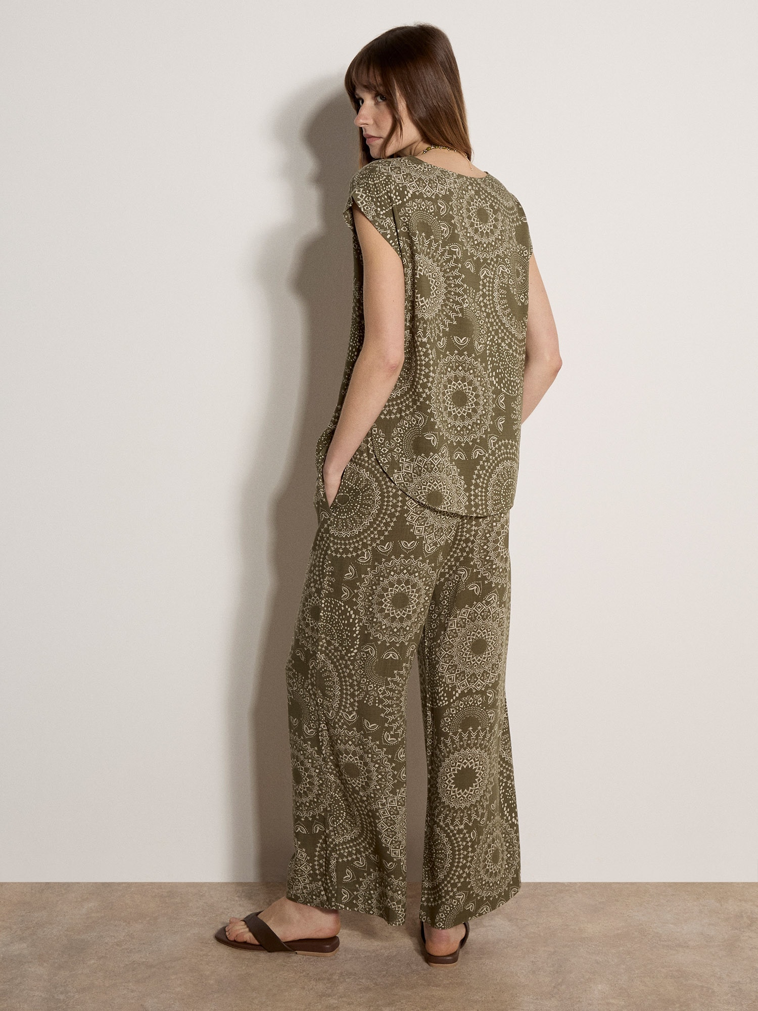 Apricot Druckbluse »Bluse« mit Webmuster