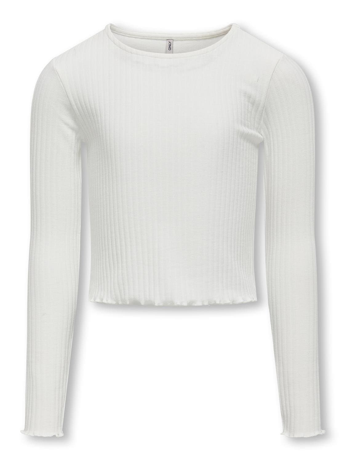 KIDS ONLY Rundhalsshirt »KOGNELLA L/S O-NECK TOP JRS NOOS«