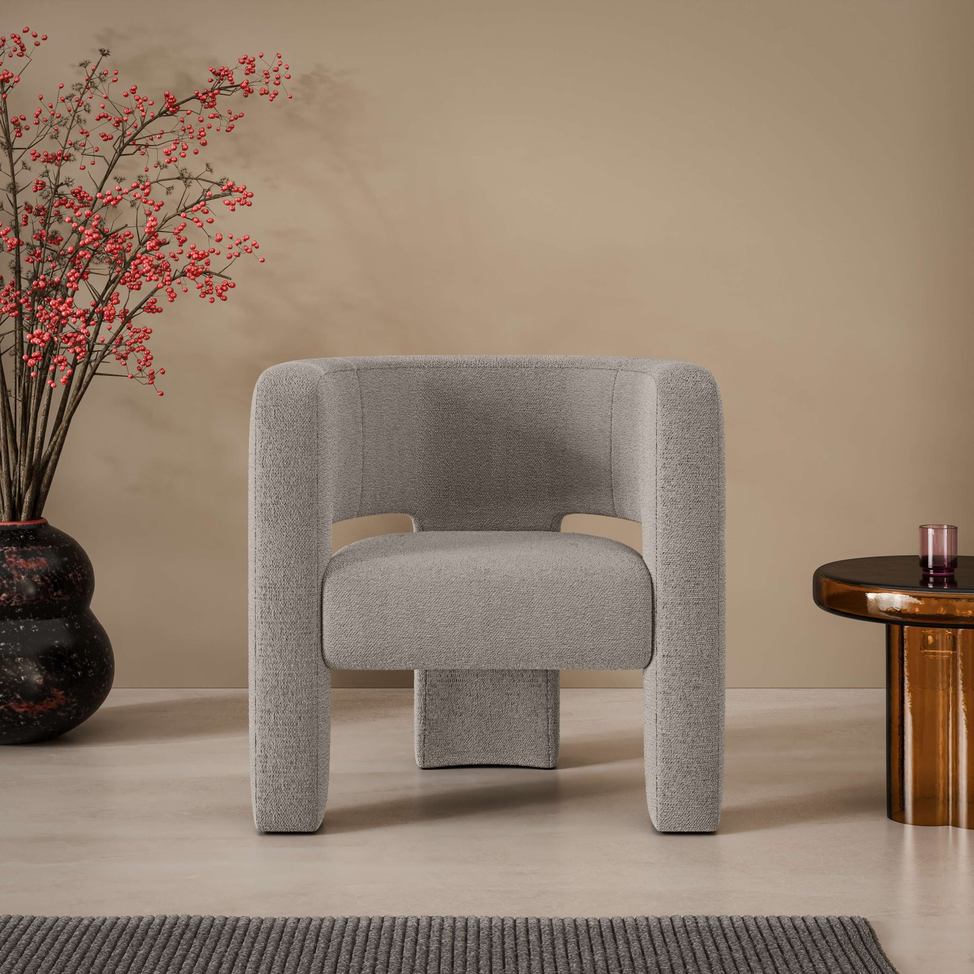 LeGer Home by Lena Gercke Sessel »Ohrensessel SELMIA Moderner Lounge-Sessel Einzelsitz, B/T/H 73/62/76cm«, Relaxsessel/Lehnstuhl, erhältlich in trendigen Stoff- und Farboptionen